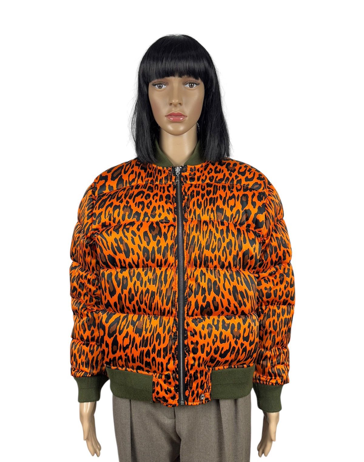 Sandro Sandro Tiger Print Reversible Down Bomber Jacket size 2 Size M / US 6-8 / IT 42-44 - 1 Thumbnail