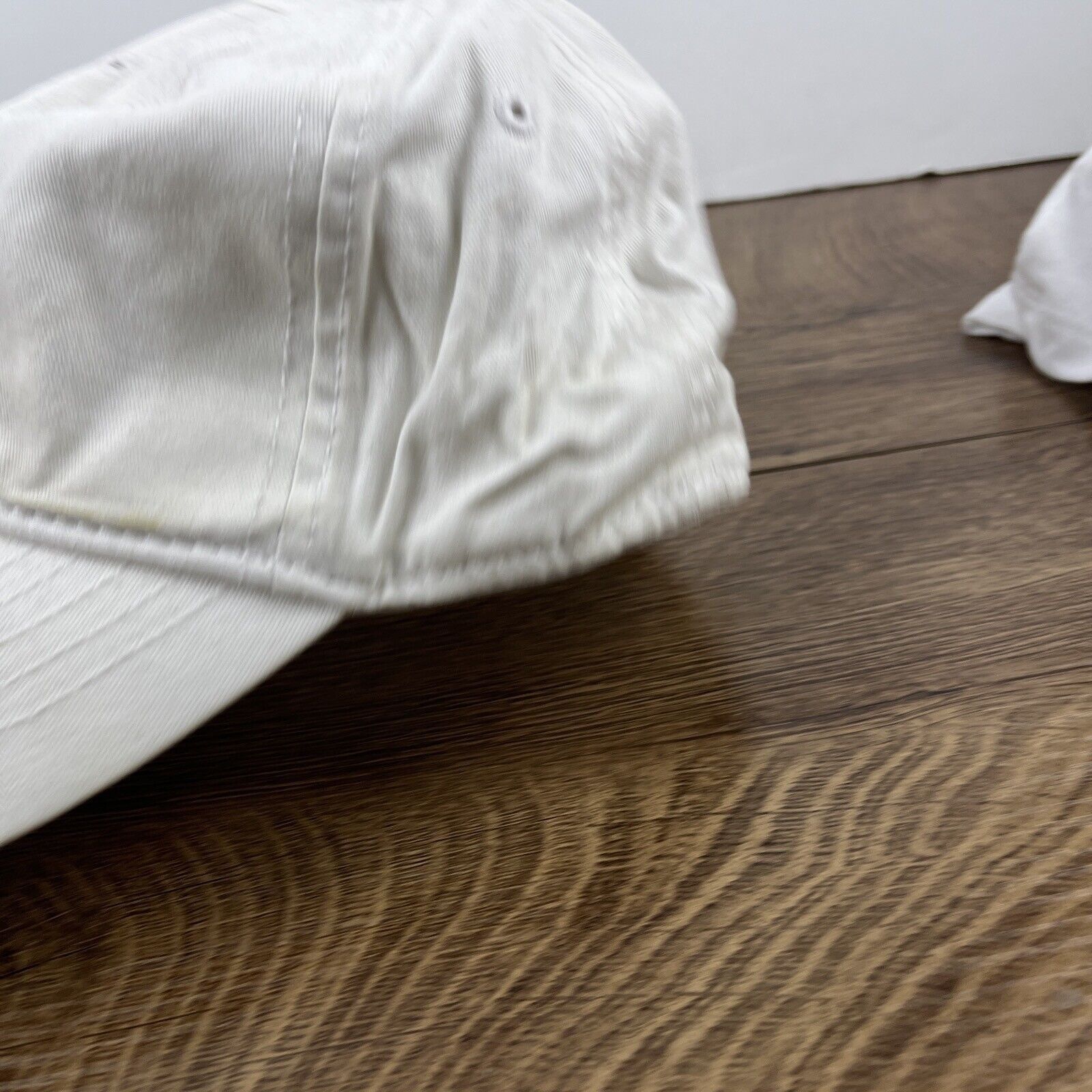Other Plain White Hat White Hat Adjustable Adult Size Hat White Ca Size ONE SIZE - 8 Thumbnail