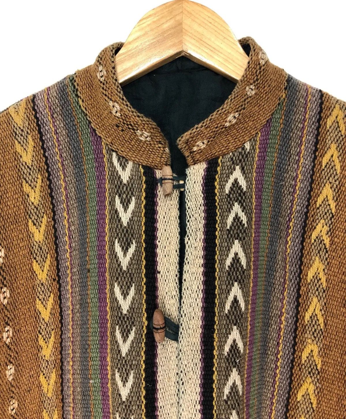Japanese Brand RARE ‼️ Vintage Japan Chinese Button Dyed Woven Jacket Size US L / EU 52-54 / 3 - 2 Thumbnail
