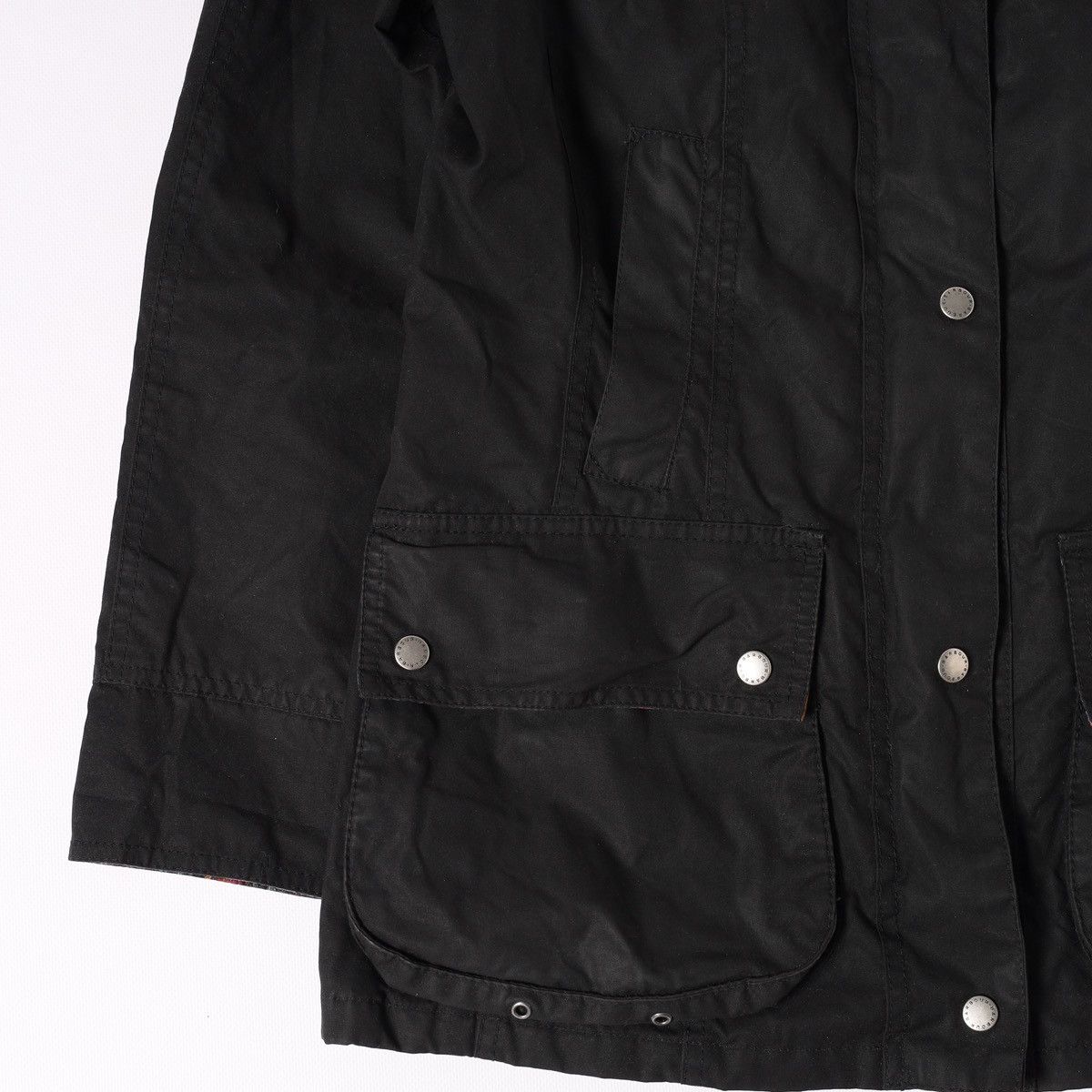 Barbour Barbour Wax Jacket Liberty Beadnell size 10 Womens Black Size M / US 6-8 / IT 42-44 - 12 Thumbnail