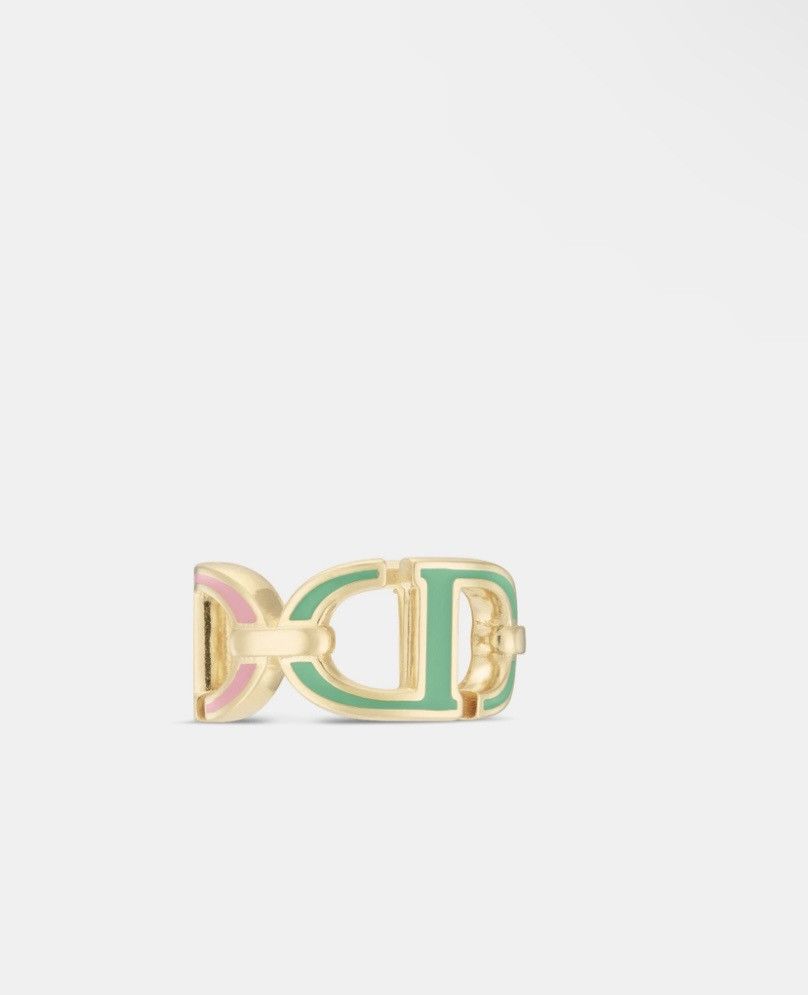 Dior Christian Dior 30 MONTAIGNE RING Gold-Finish Metal Lacquer Size ONE SIZE - 2 Thumbnail