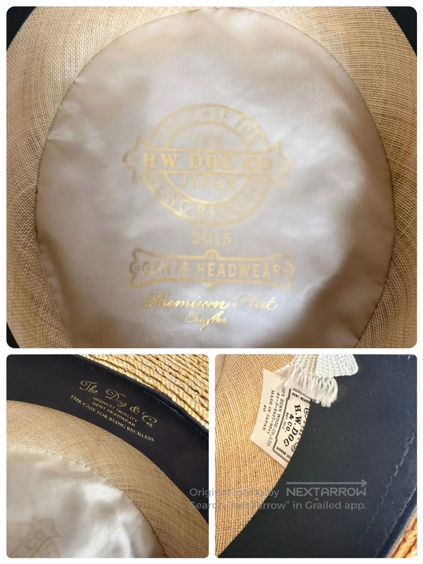 THE H.W.DOG&CO. h.w dog&co Boater Hat. Size ONE SIZE - 6 Thumbnail