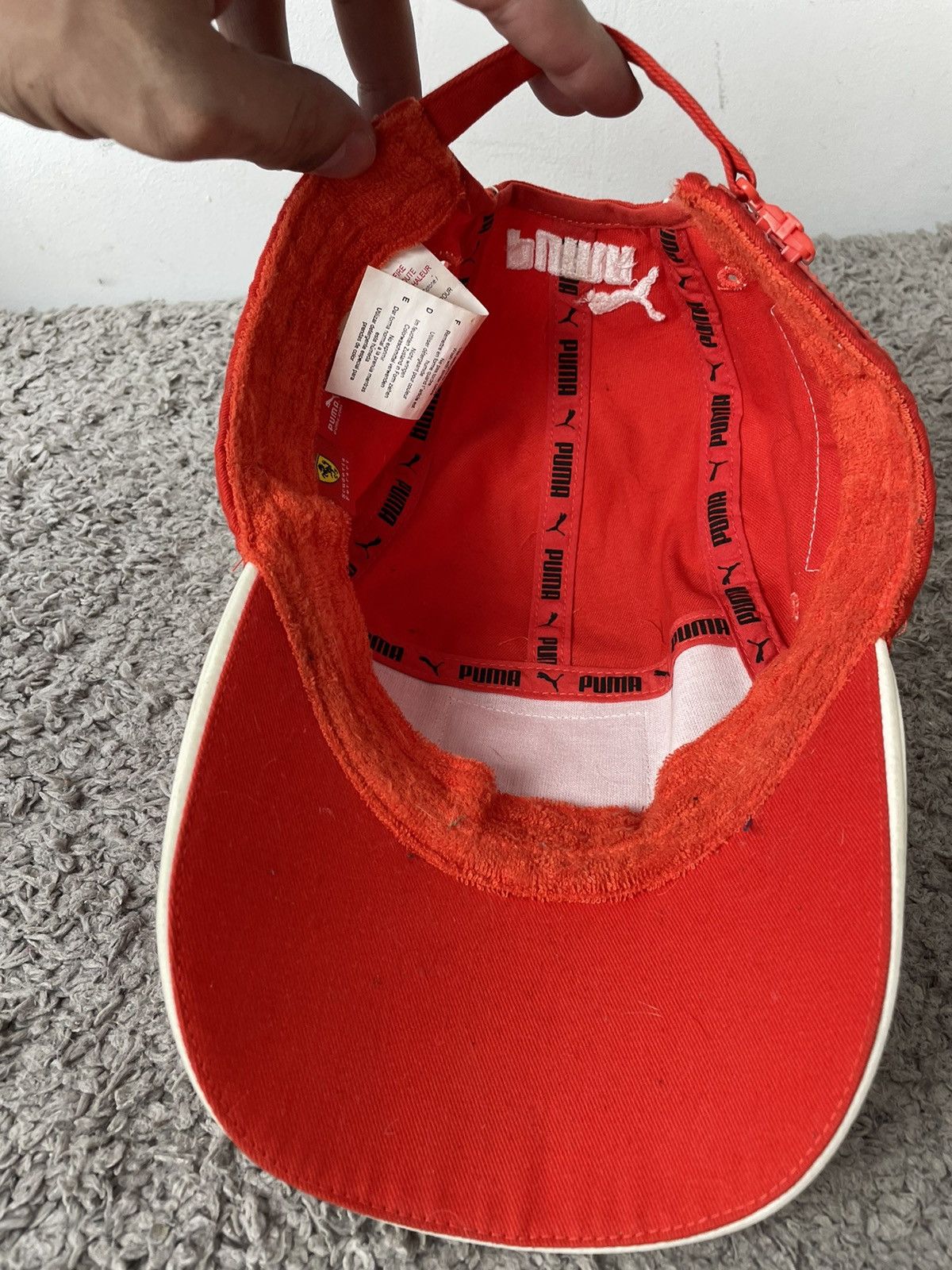 Ferrari × Puma Puma Ferrari Racing Cap hats Y2K VTG Style Size ONE SIZE - 7 Thumbnail