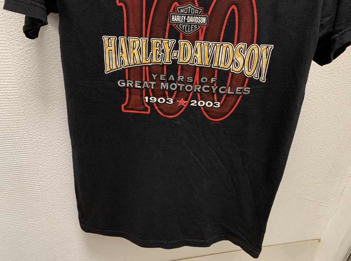 Harley Davidson Harley Davidson 2003 vintage t-shirt madeinusa 100 years gre Size US M / EU 48-50 / 2 - 8 Thumbnail