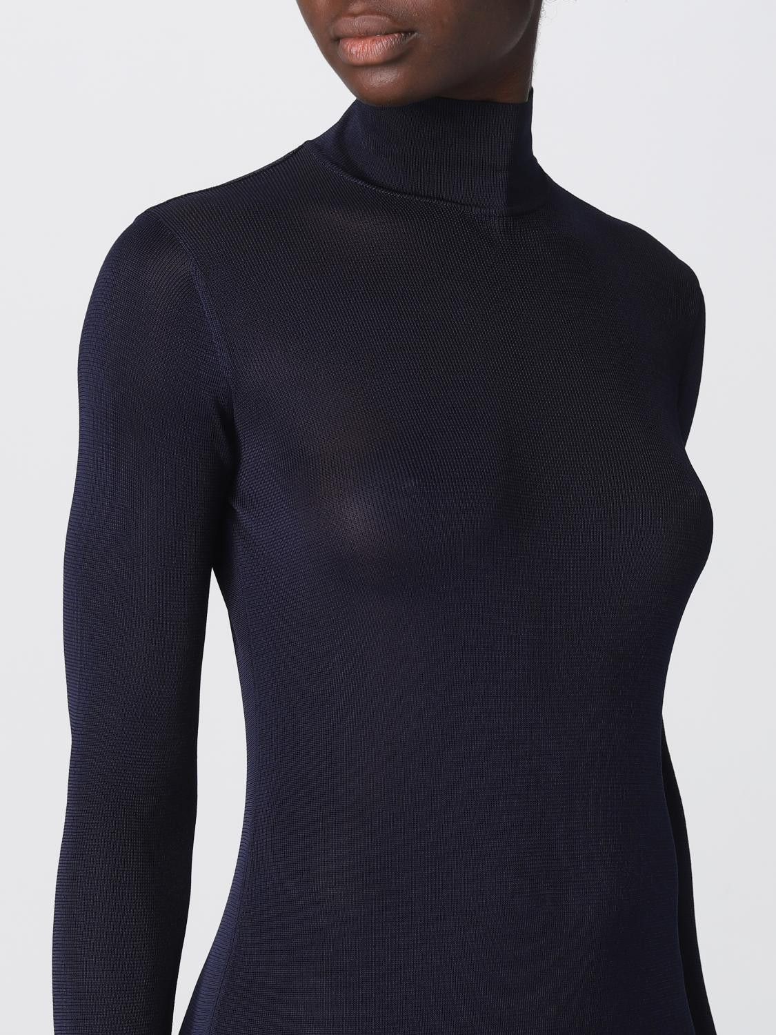 Saint Laurent Paris o1y0126 Maxi Dress in Midnight Blue Size S / US 4 / IT 40 - 4 Thumbnail