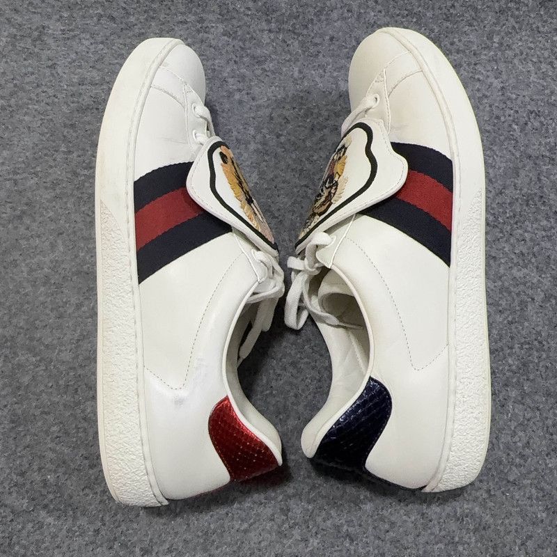 Gucci Gucci ACE Tiger Strap Fashion Sneakers Size US 10.5 / EU 43-44 - 9 Thumbnail