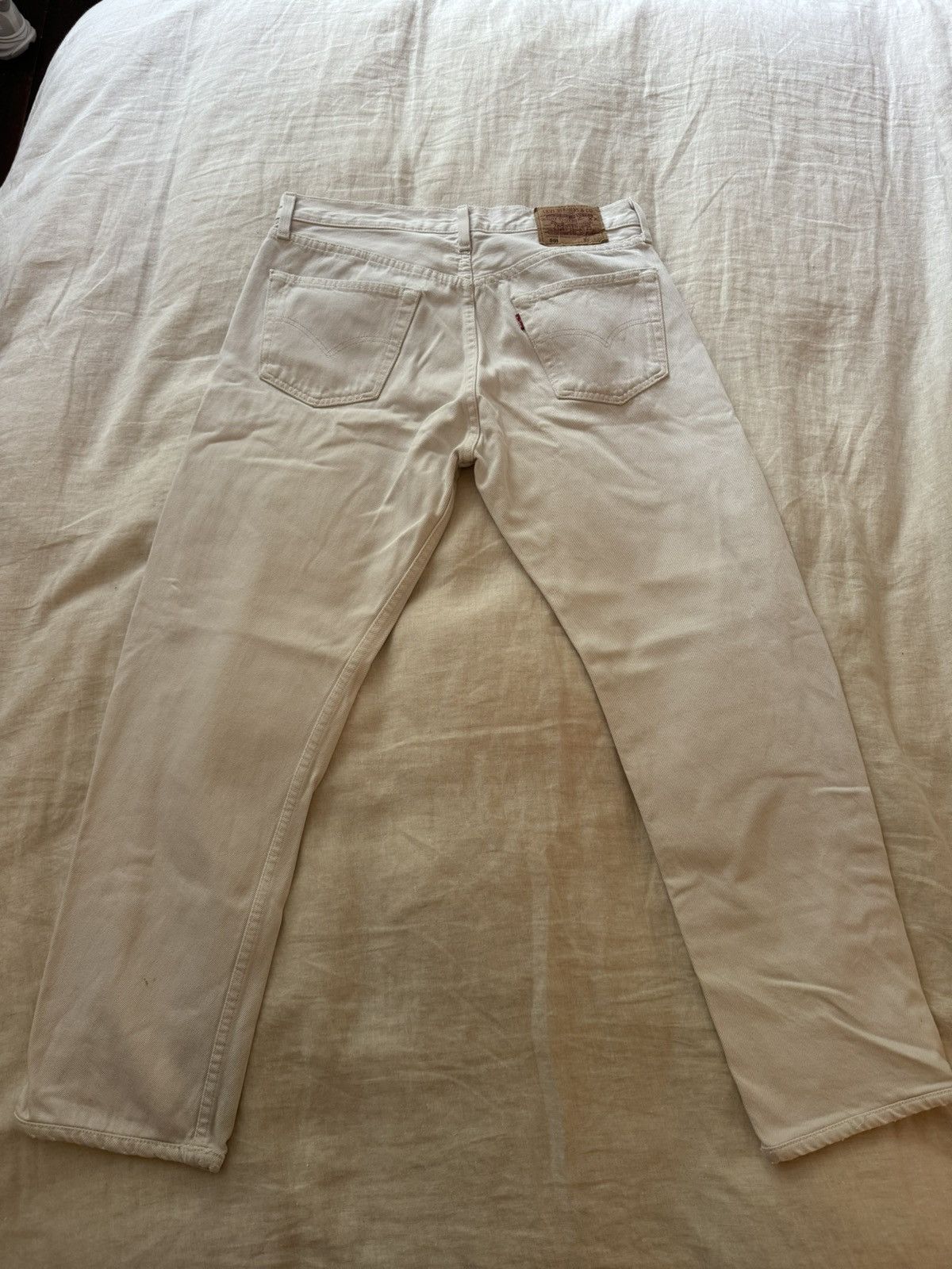 Levi's White Vintage 501 Levi’s Jeans Size US 31 - 2 Thumbnail