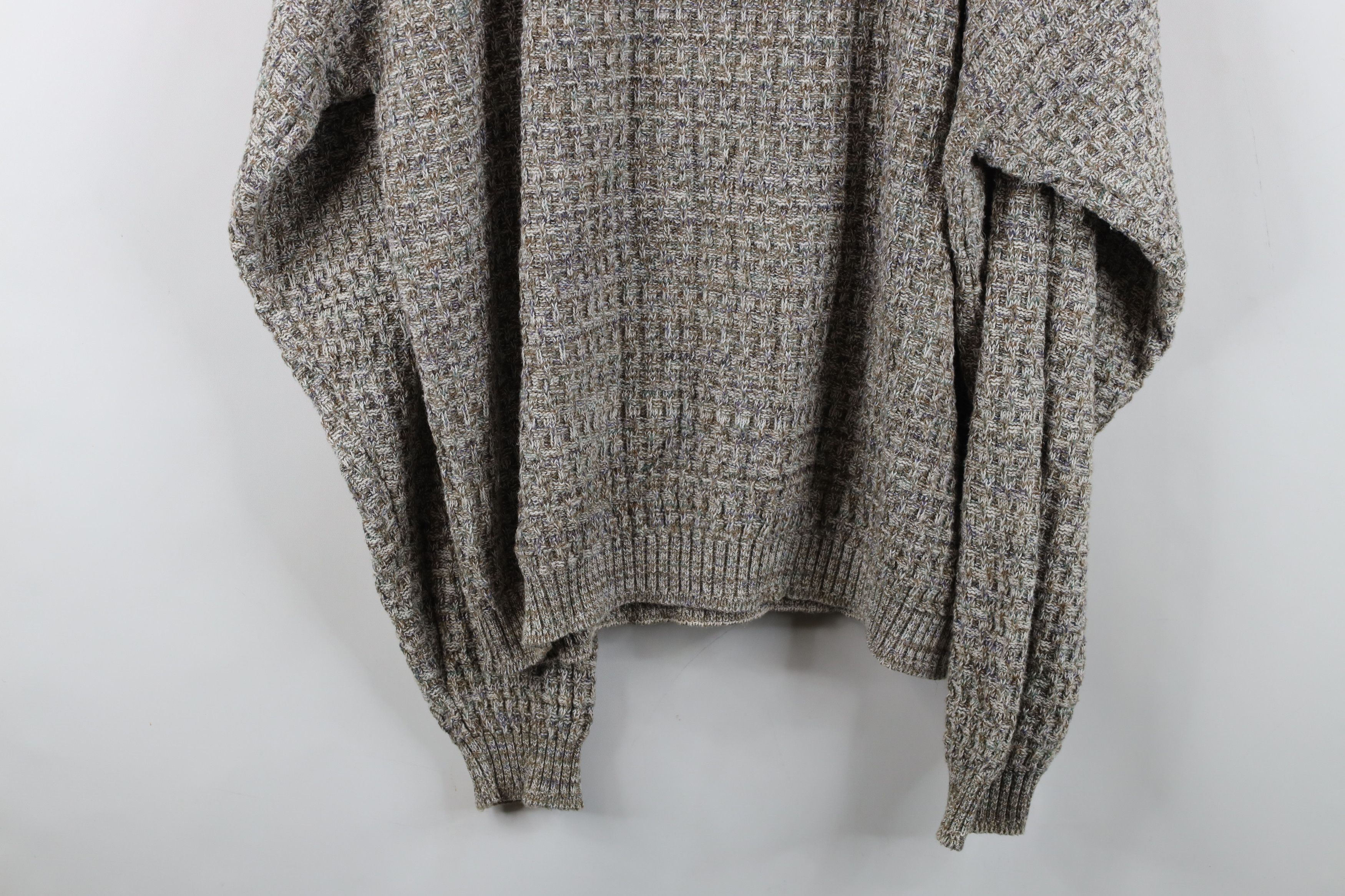 Vintage Vintage 90s Streetwear Framed Ribbed Knit V-Neck Sweater USA Size US XXL / EU 58 / 5 - 9 Thumbnail