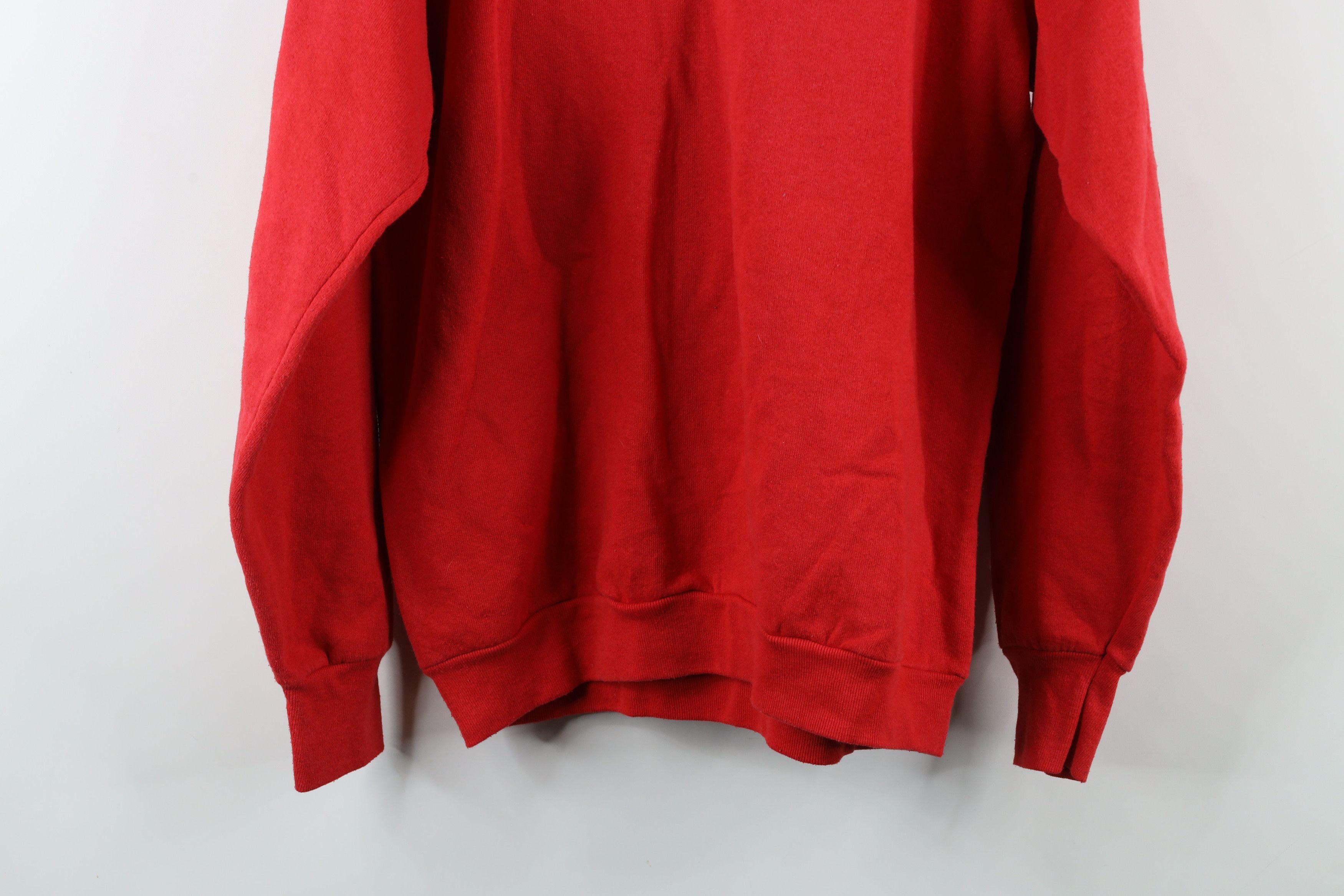 Vintage Vintage 90s Dear Santa I Want It All Sweatshirt Red USA Size L / US 10 / IT 46 - 12 Thumbnail
