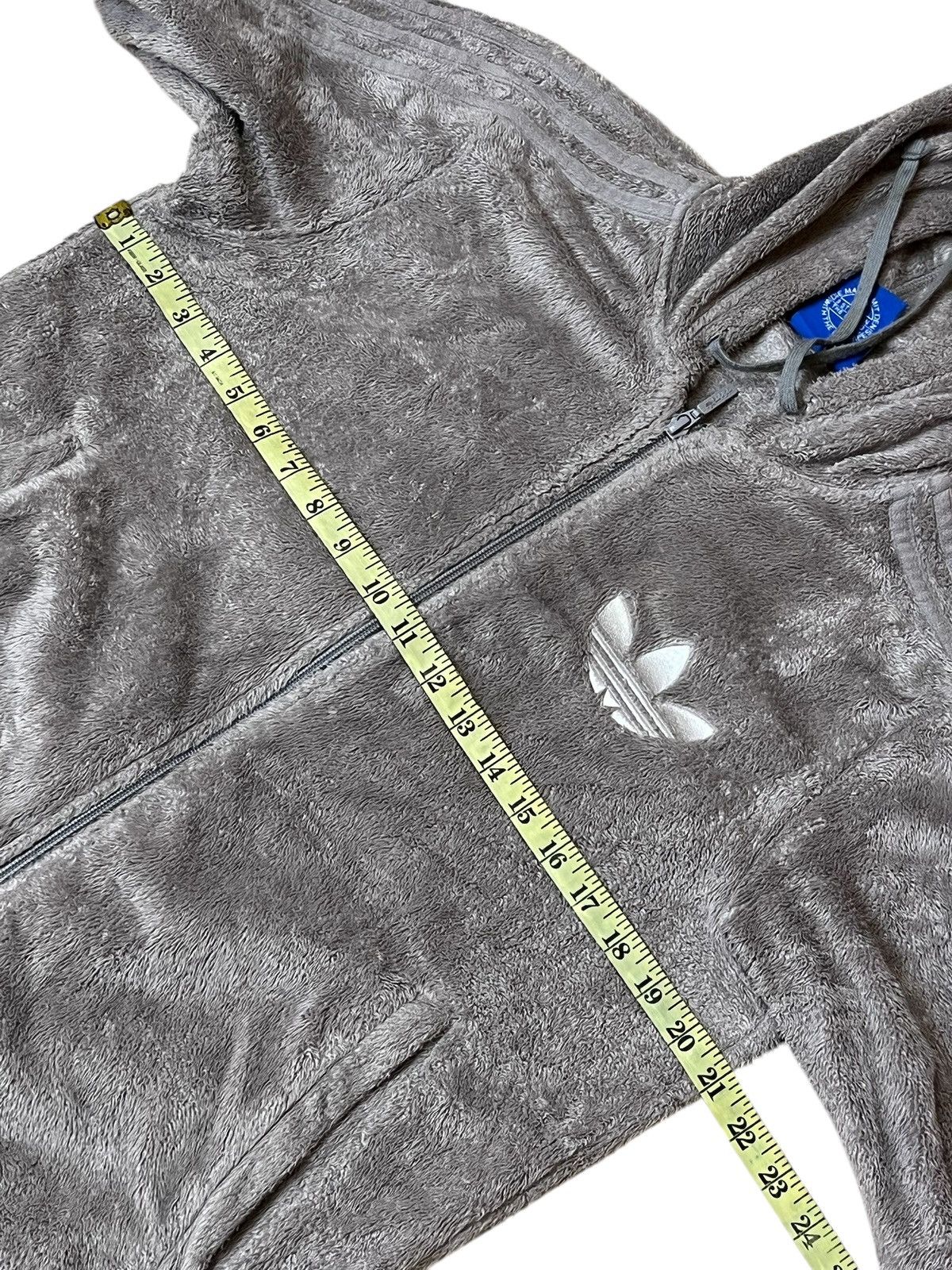 Adidas ADIDAS FLEECE BIG LOGO ZIPPER HOODIES Size US M / EU 48-50 / 2 - 9 Thumbnail