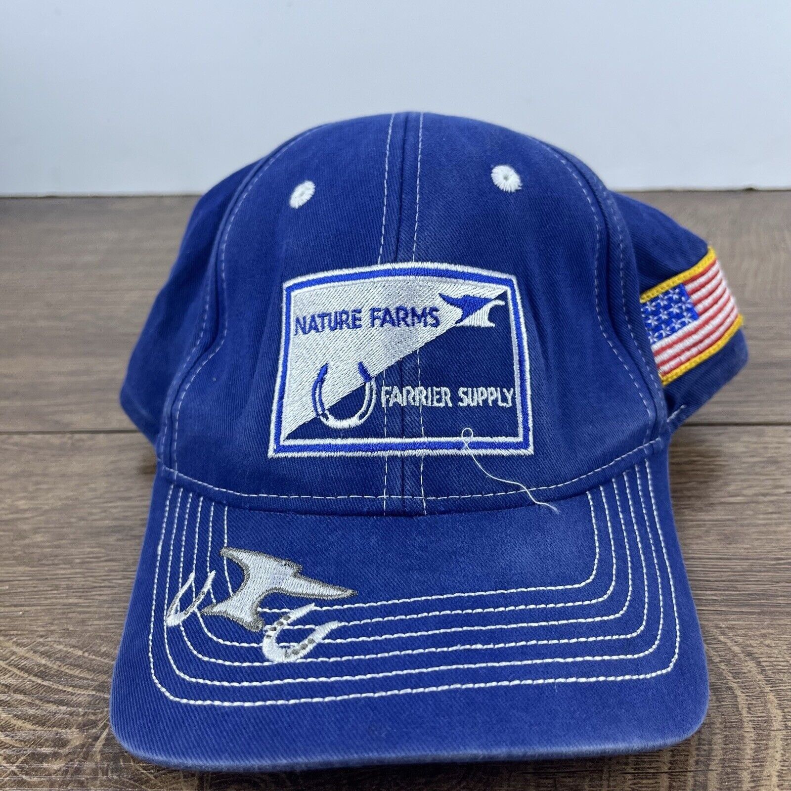 Other Nature Farms USA Hat Adjustable Hat Blue Hat Adjustable Blue Size ONE SIZE - 4 Thumbnail