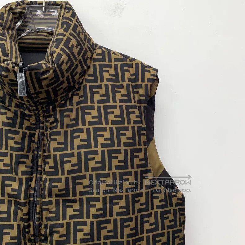 Fendi Fendi Collar zipper reversible down vest jacket Size US S / EU 44-46 / 1 - 7 Thumbnail