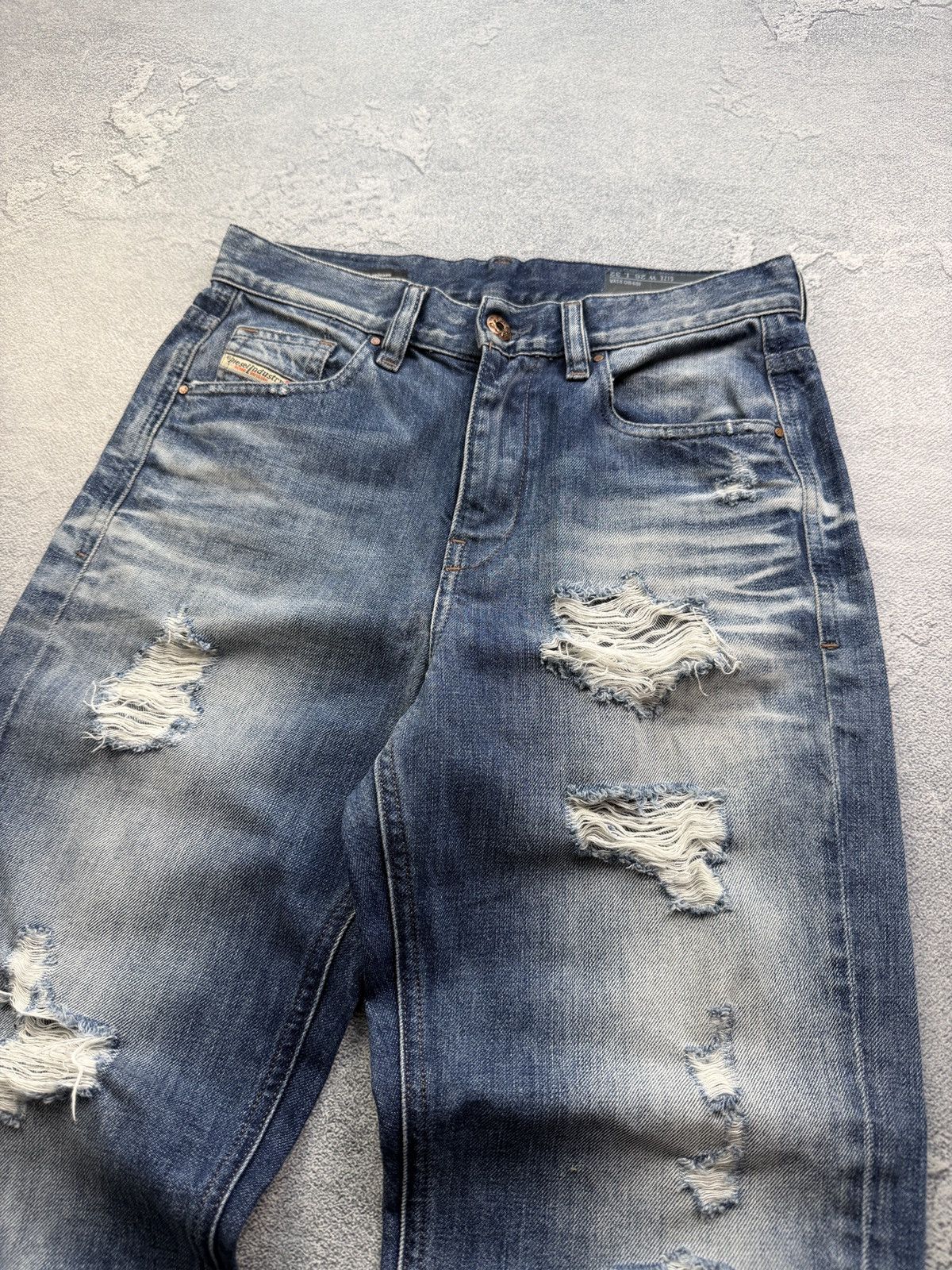 Diesel Vintage Diesel Jeans Flared Wide Japanese Y2K Faded Distress Size US 26 / EU 42 - 2 Thumbnail