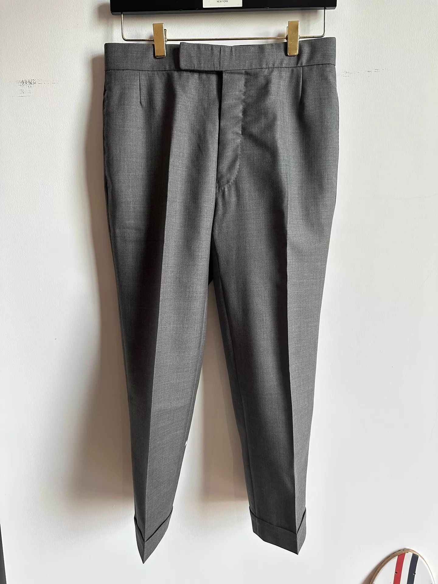 Thom Browne Thom Browne Classic Suit Mid Gray Size 0 100% Wool Size US XS / EU 42 / 0 - 4 Thumbnail