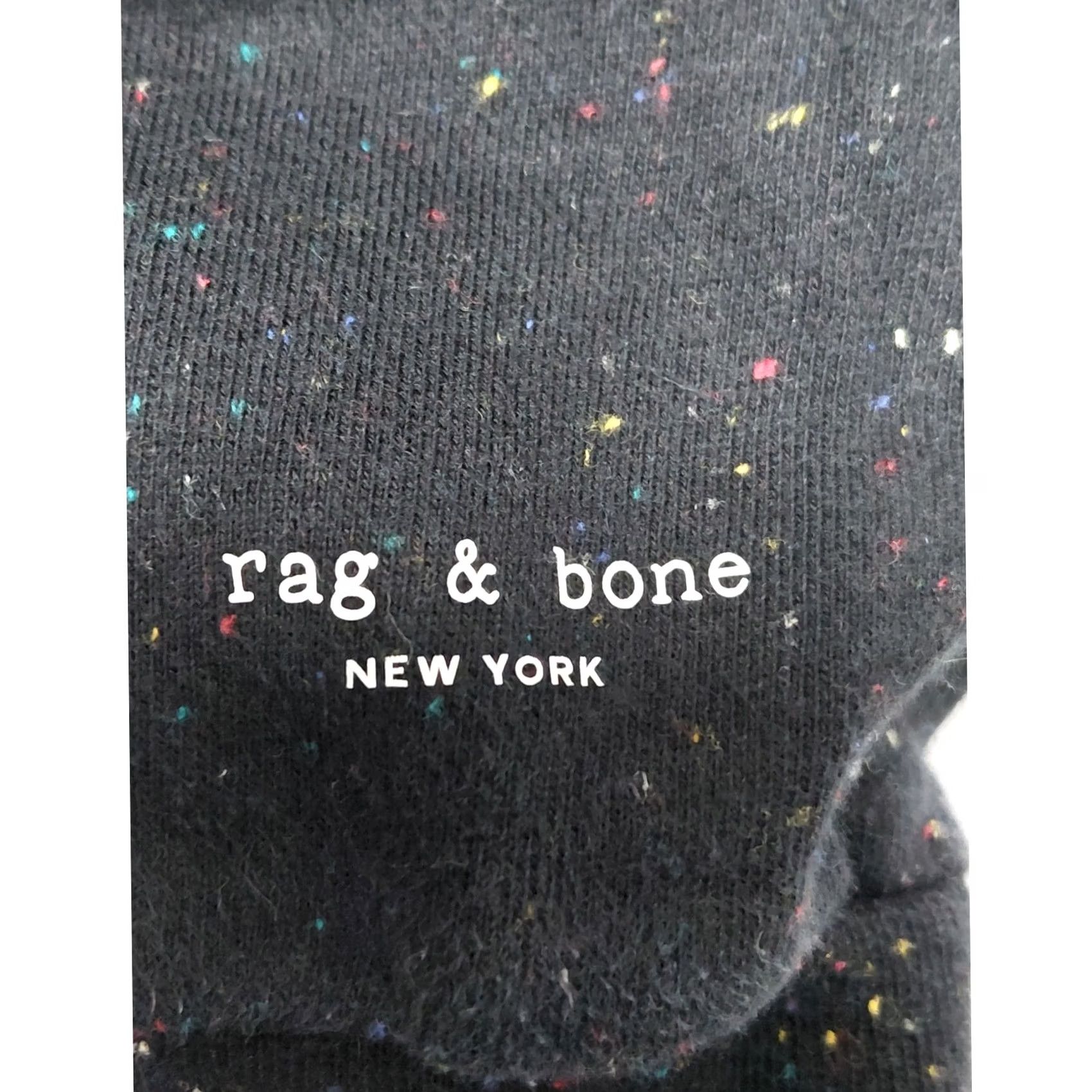 Rag & Bone rag & bone Organic Cotton Sweatshirt Black Speckled Knit Size XXS Size XXS / US 00 / IT 34 - 4 Thumbnail