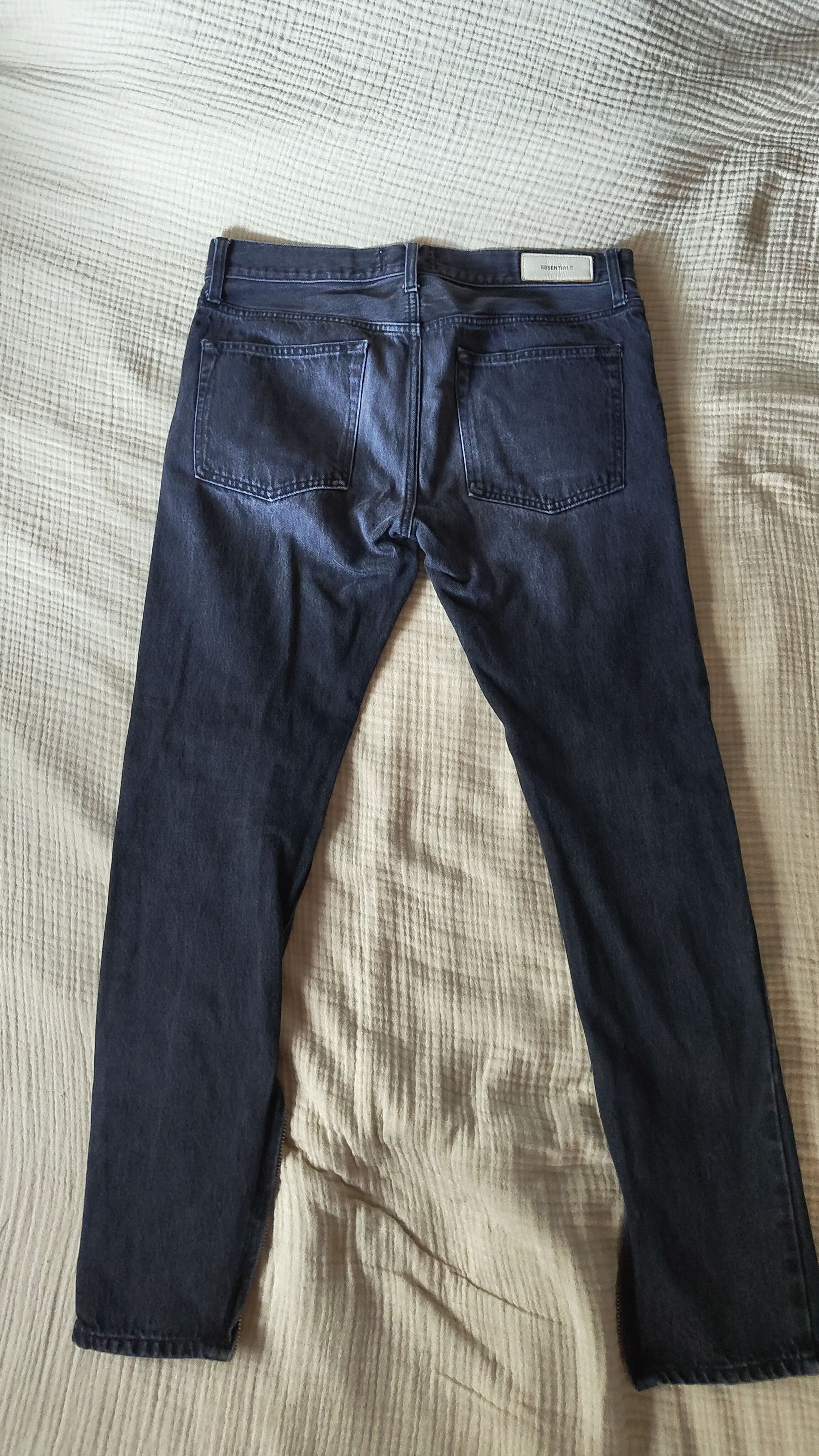 Fear of God FOG Essentials Cone Denim Side Zips Size US 34 / EU 50 - 8 Thumbnail