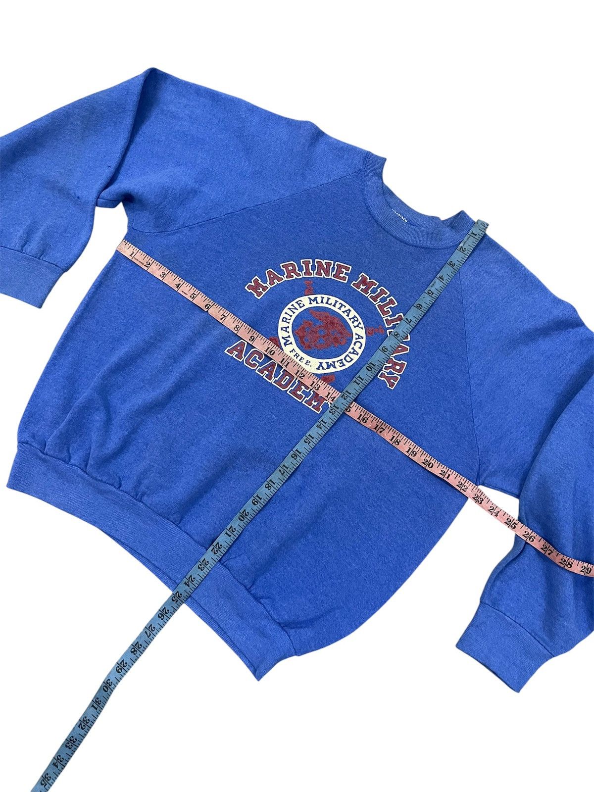 Vintage Vintage Marine Corp Acedemy Raglan pullover Size US L / EU 52-54 / 3 - 5 Thumbnail