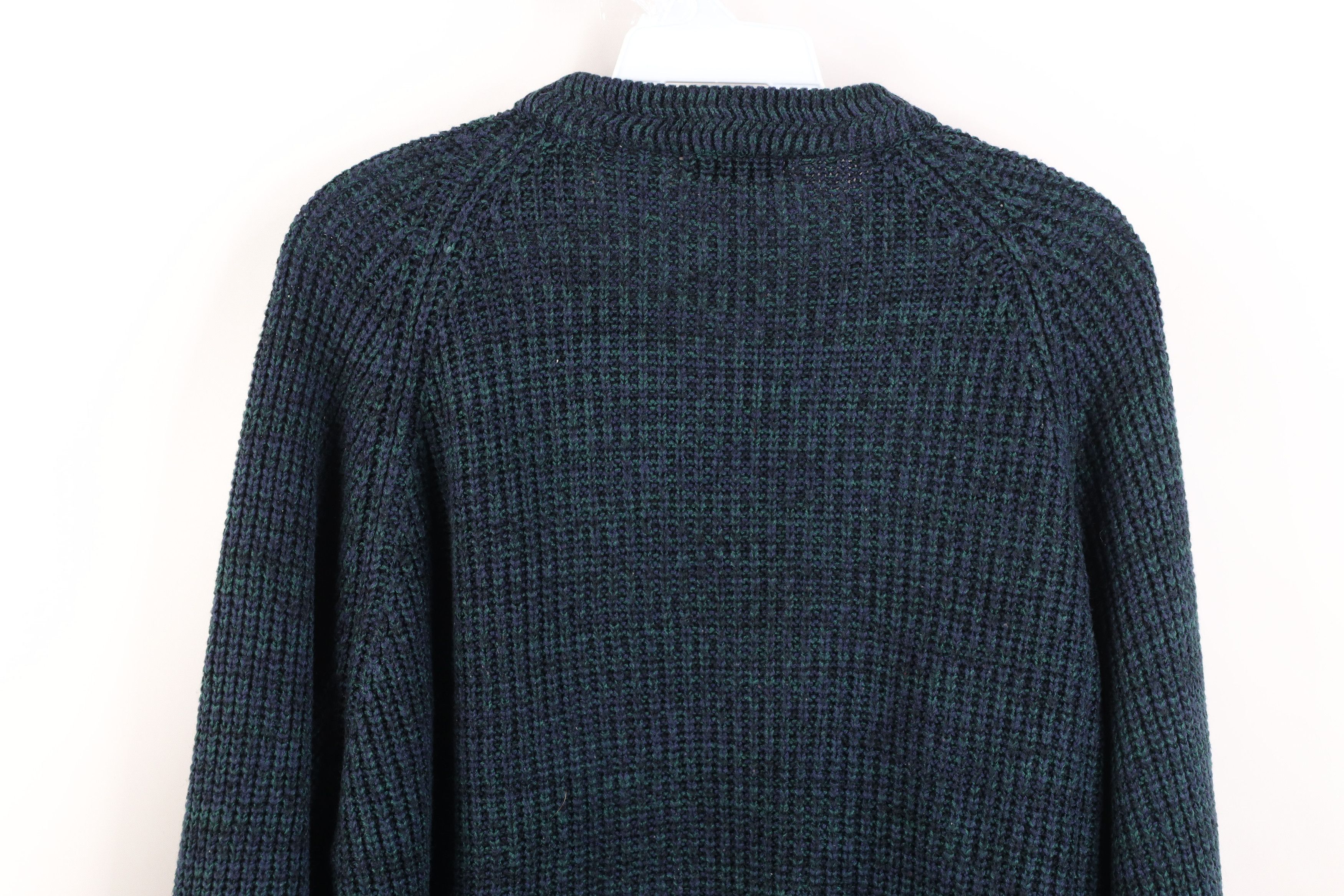 Vintage Vintage 90s Streetwear Boxy Fit Chunky Ribbed Knit Sweater Size L / US 10 / IT 46 - 8 Thumbnail