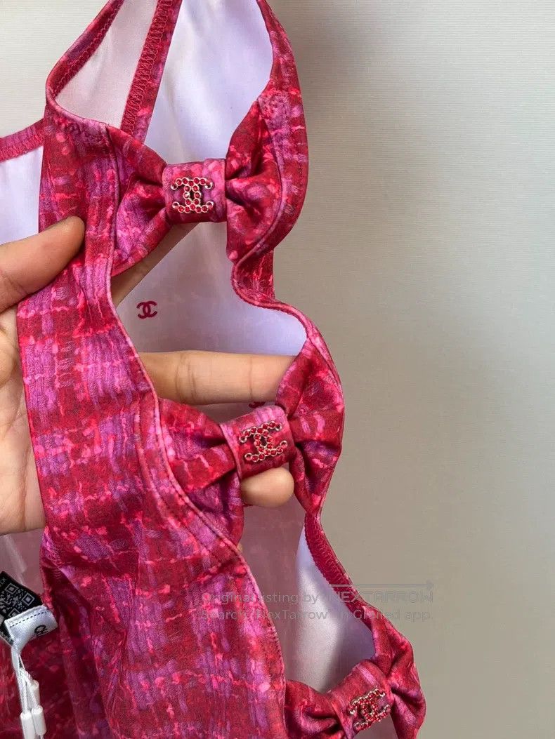 Chanel Chanel Pink swimsuit Size 42" / US 20 - 2 Thumbnail