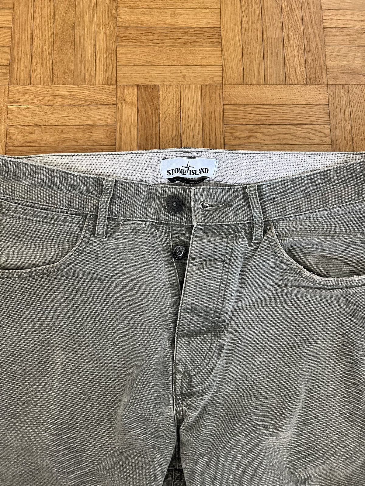 Stone Island Stone Island PANAMA PLACCATO RE-T Double knee Size US 29 - 3 Thumbnail