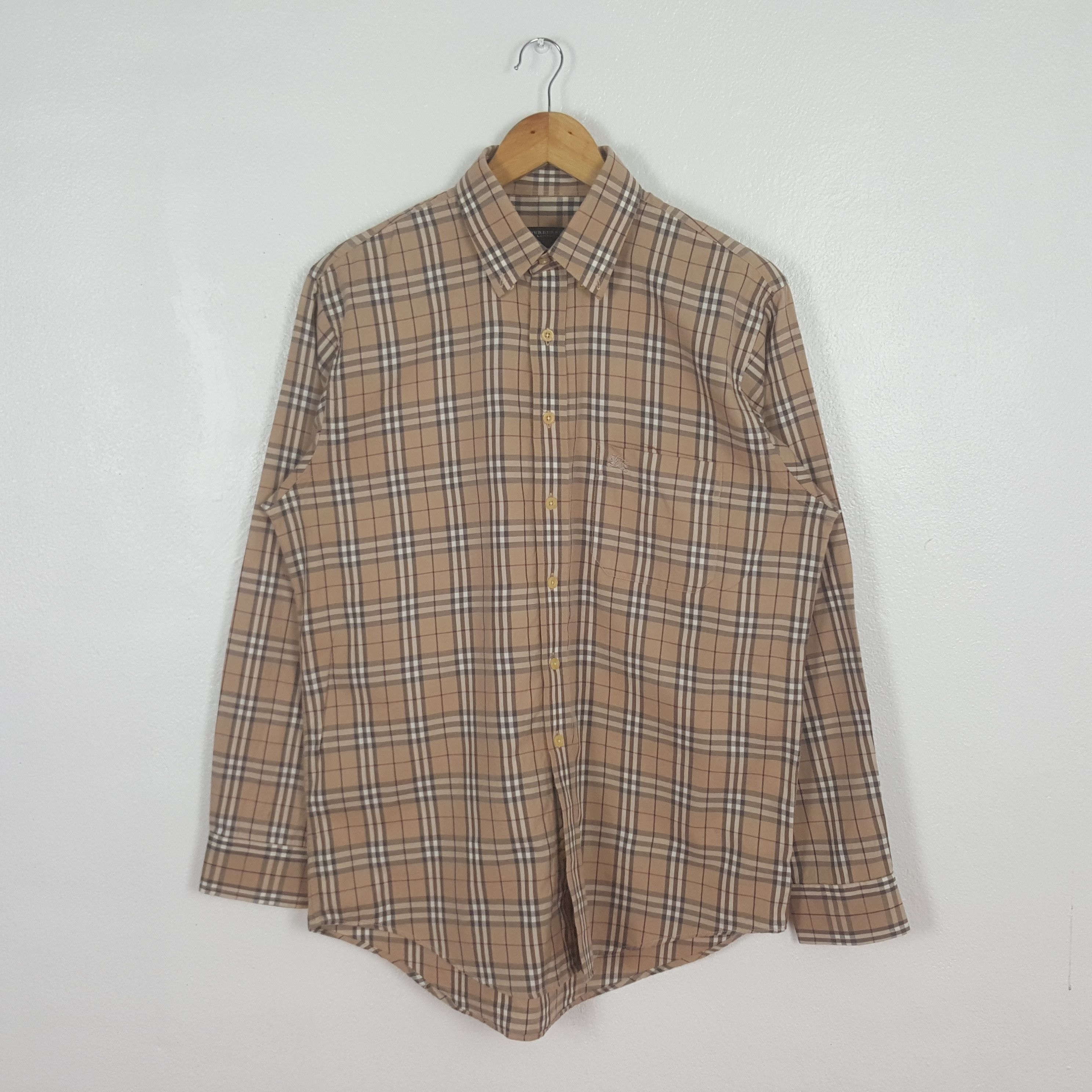 Burberry Vintage Burberry Nova Check Shirt Button Up C319N26 Size US L / EU 52-54 / 3 - 1 Thumbnail
