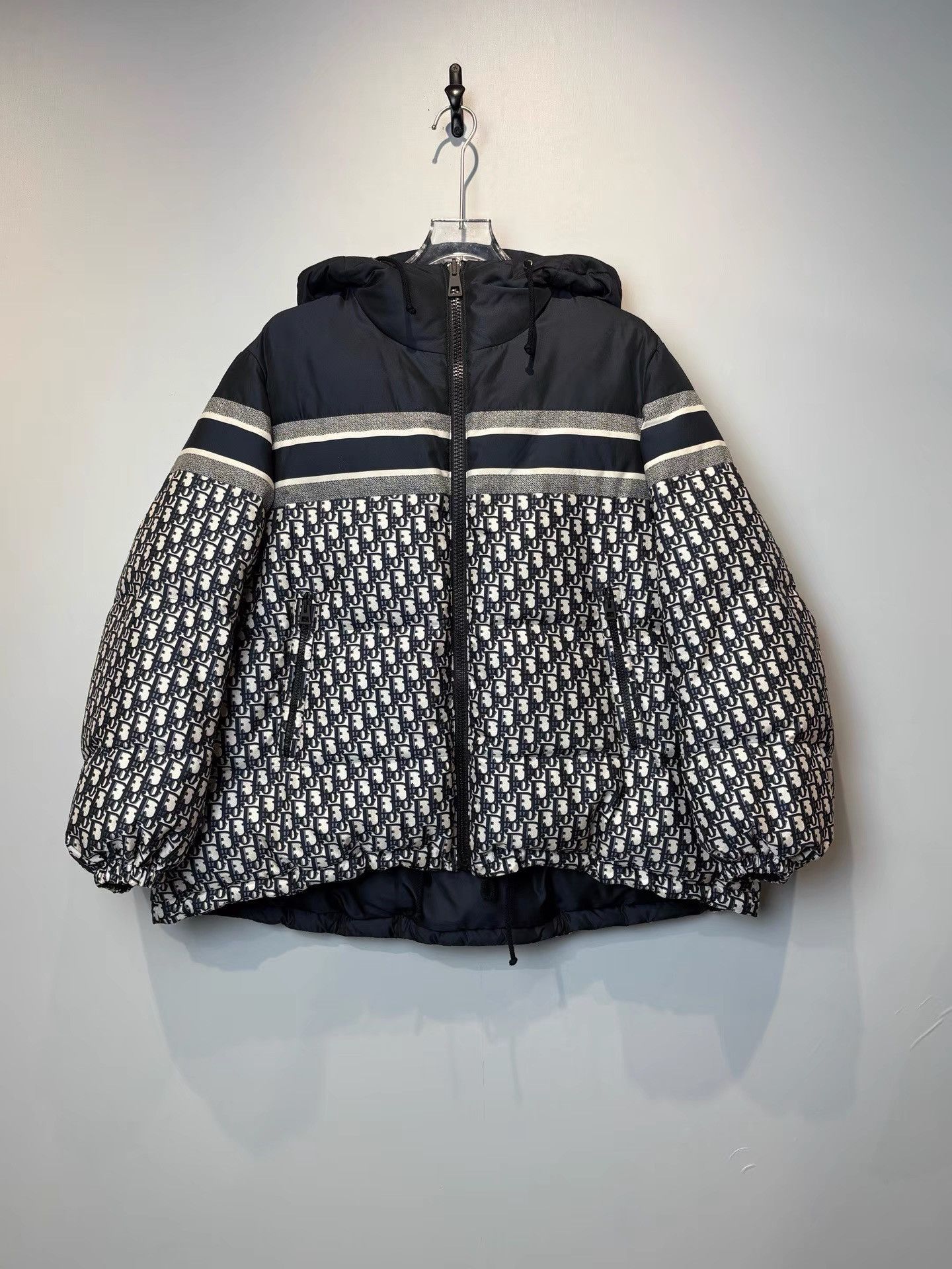 Dior Dior Color-block Monogram Reversible Cotton Coat K36 Size US L / EU 52-54 / 3 - 1 Thumbnail