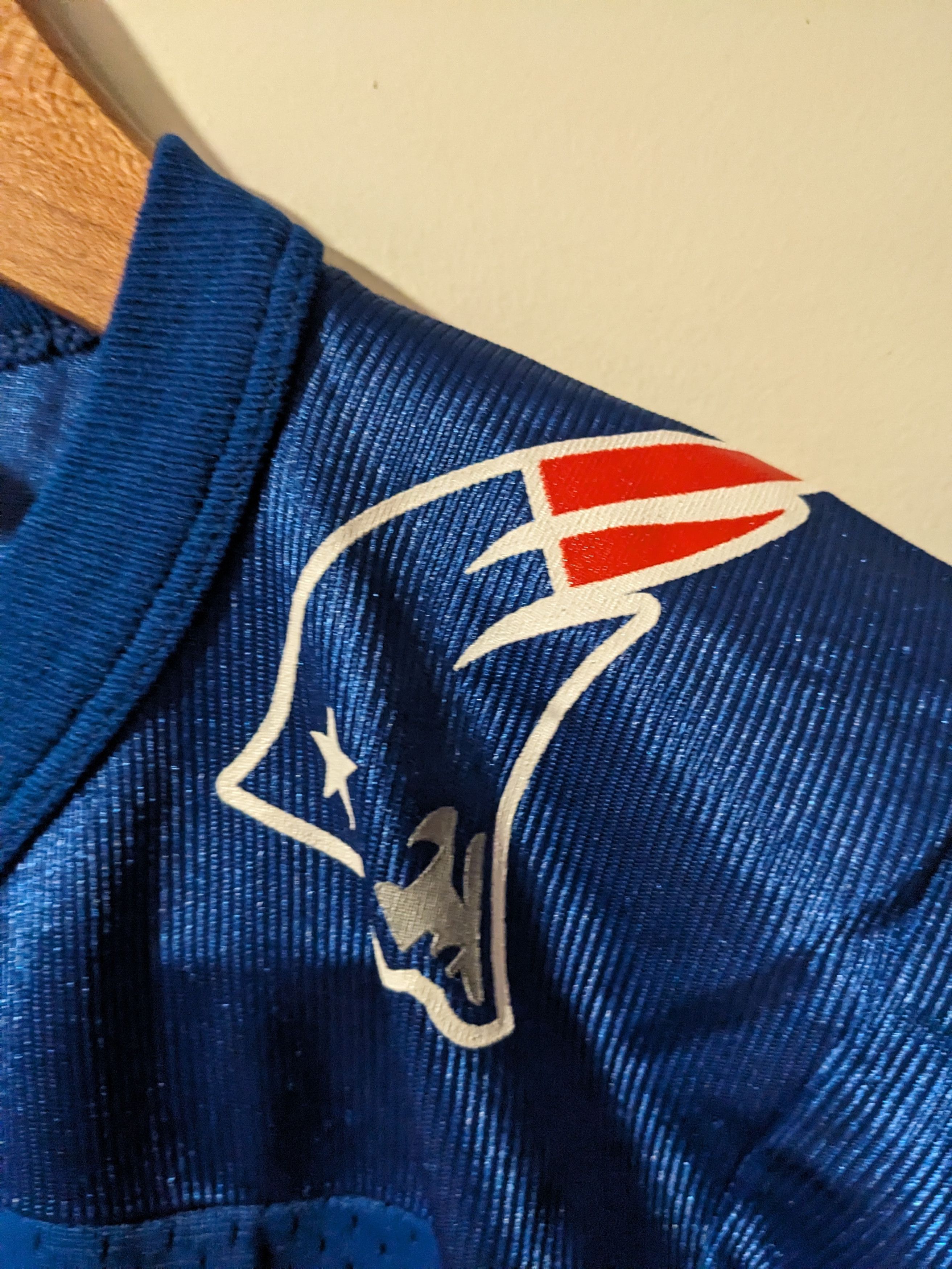 Champion × NFL × Vintage Vintage 90s New England Patriots Bledsoe Youth Large Jersey Size US L / EU 52-54 / 3 - 7 Thumbnail