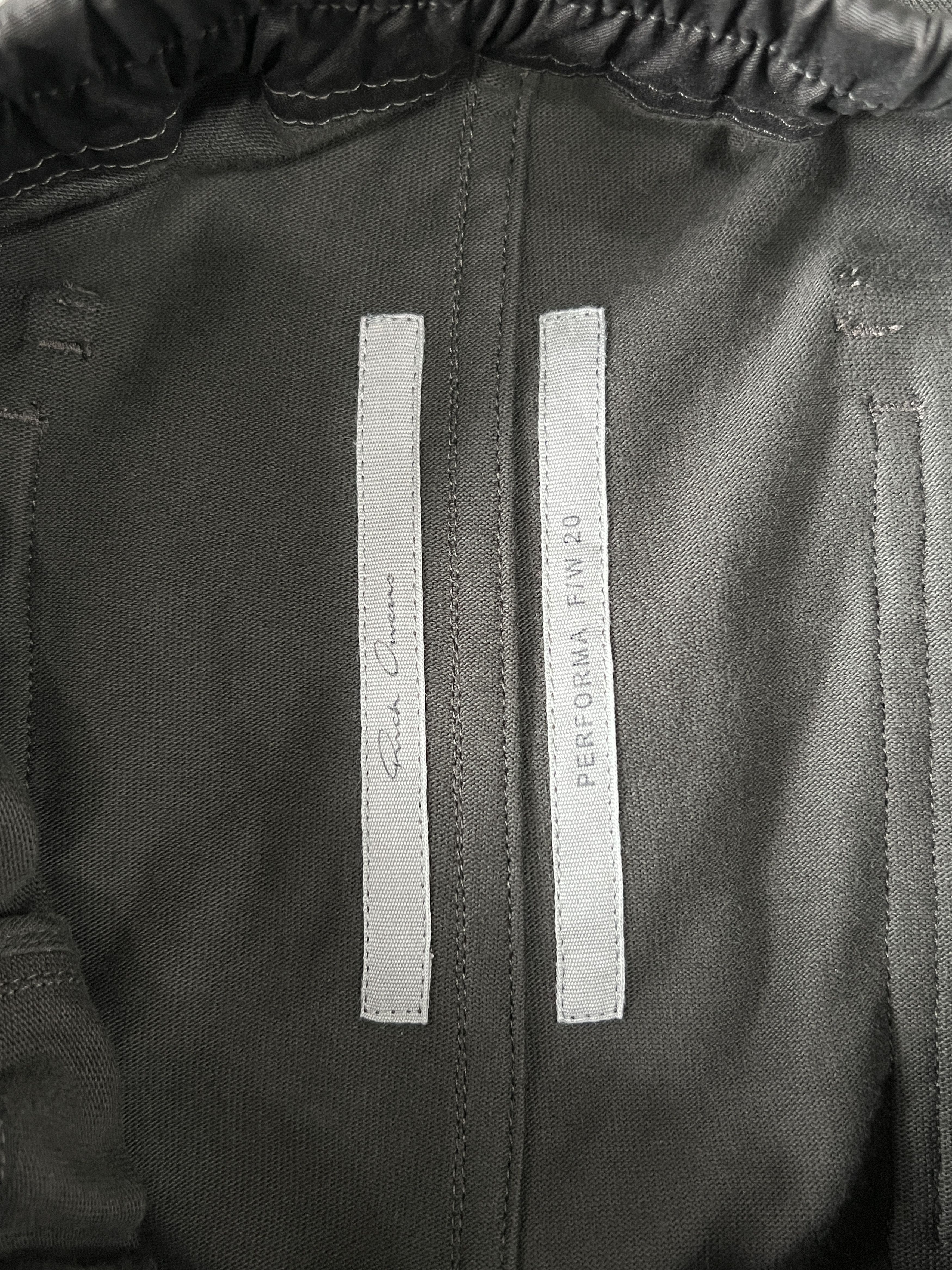 Rick Owens Rick Owens Mainline FW20 Performa Paneled Cargo Joggers Size US 29 - 8 Thumbnail
