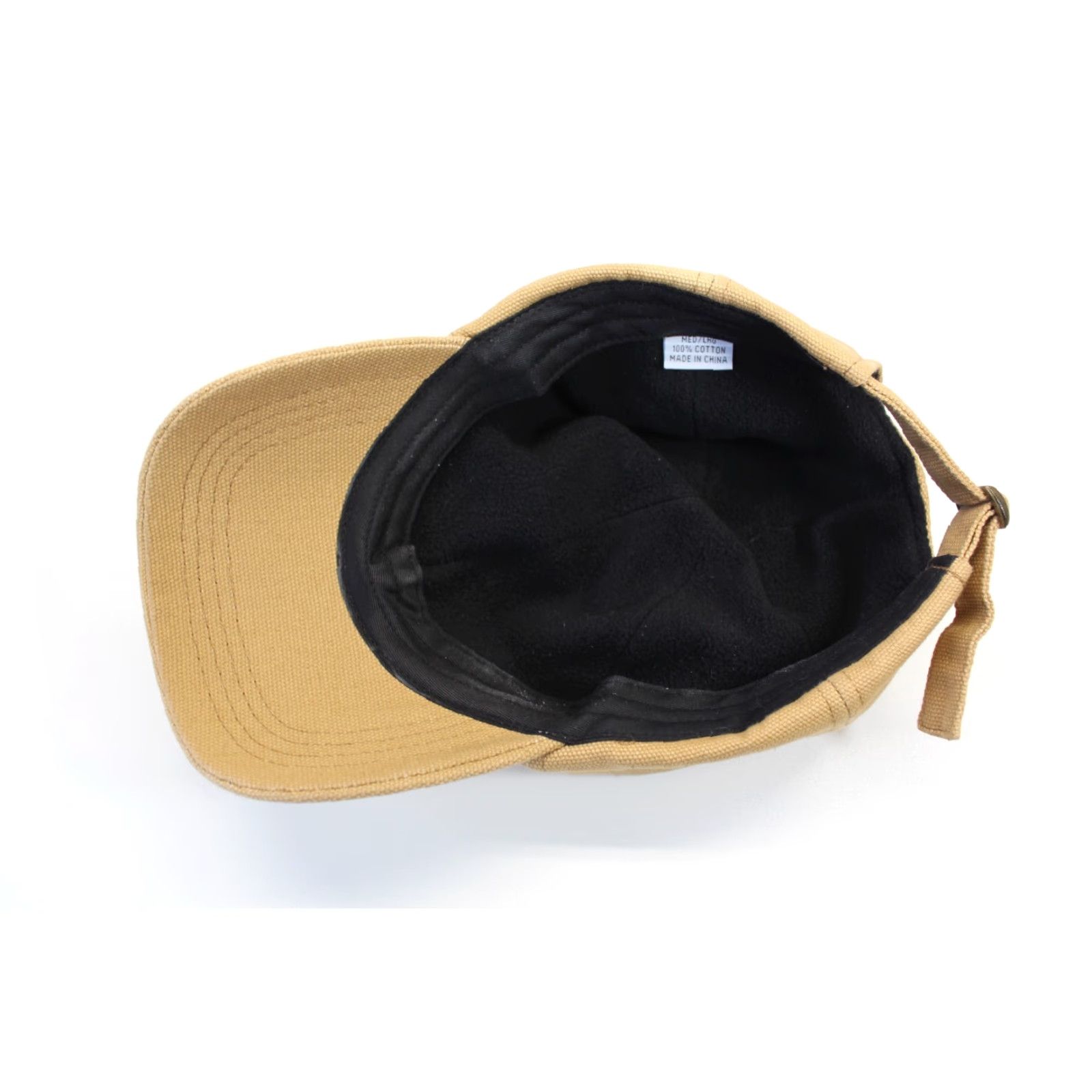Vintage VINTAGE Duluth Trading Company Strapback Dad Hat Beige Fleece Lined M/L Bear Size US M / EU 48-50 / 2 - 5 Thumbnail