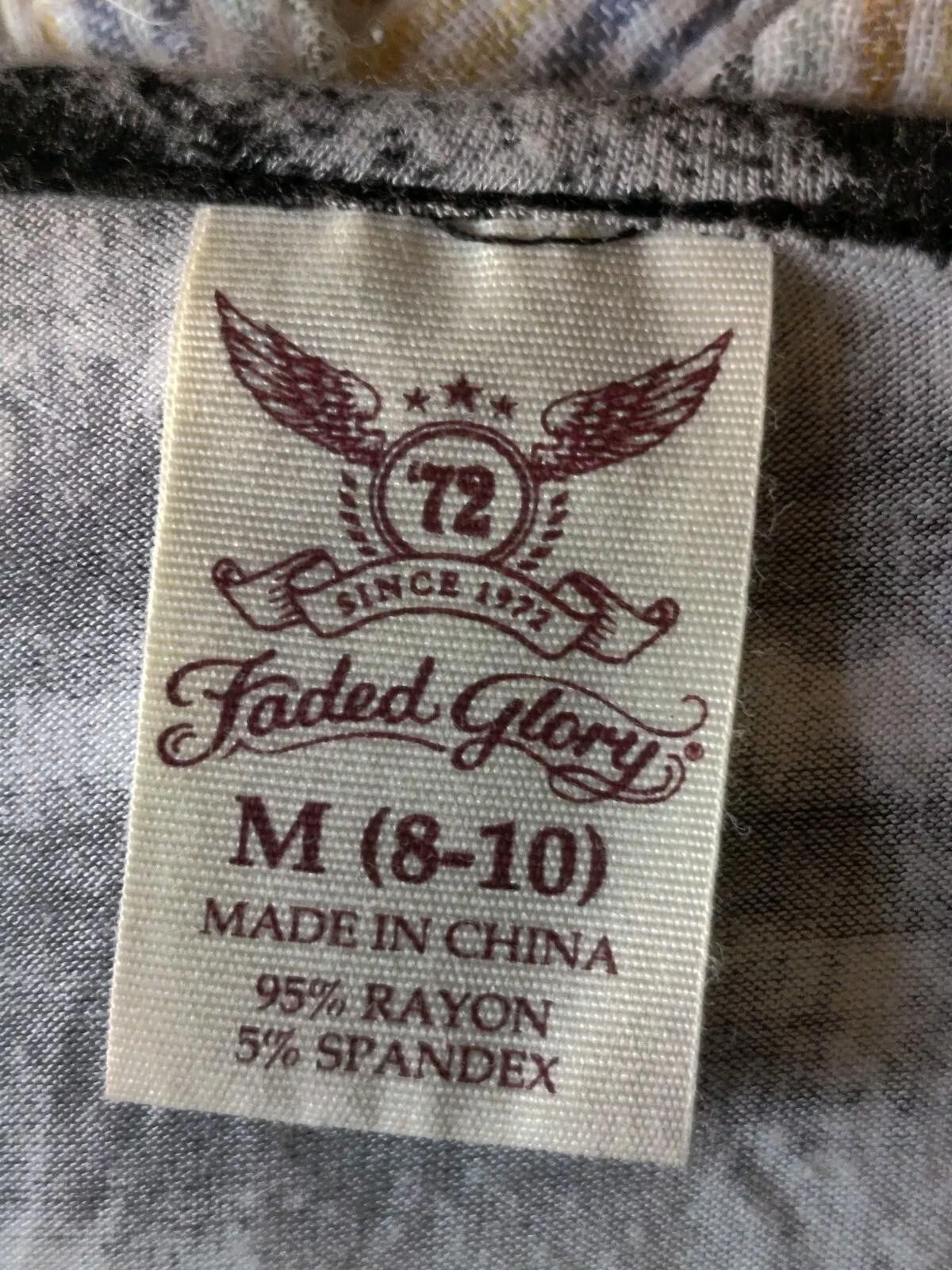 Faded Glory Faded Glory Womens Tank Top "Olive Leaves" Multi Colored Lay Size M / US 6-8 / IT 42-44 - 4 Thumbnail