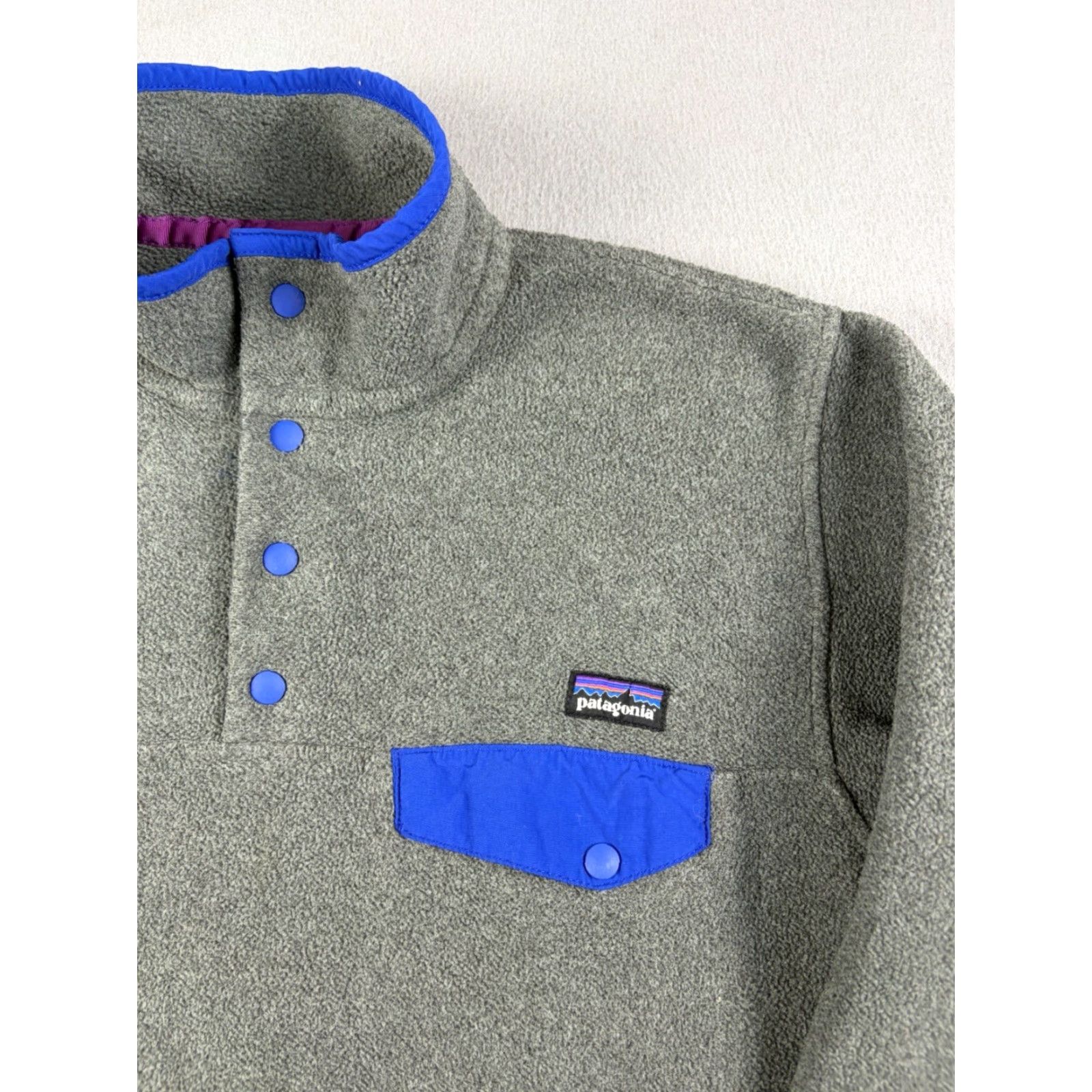 Patagonia VINTAGE Patagonia Synchilla Snap T Fleece Women’s M Gray Pullover Hiking Jacket Size M / US 6-8 / IT 42-44 - 2 Thumbnail