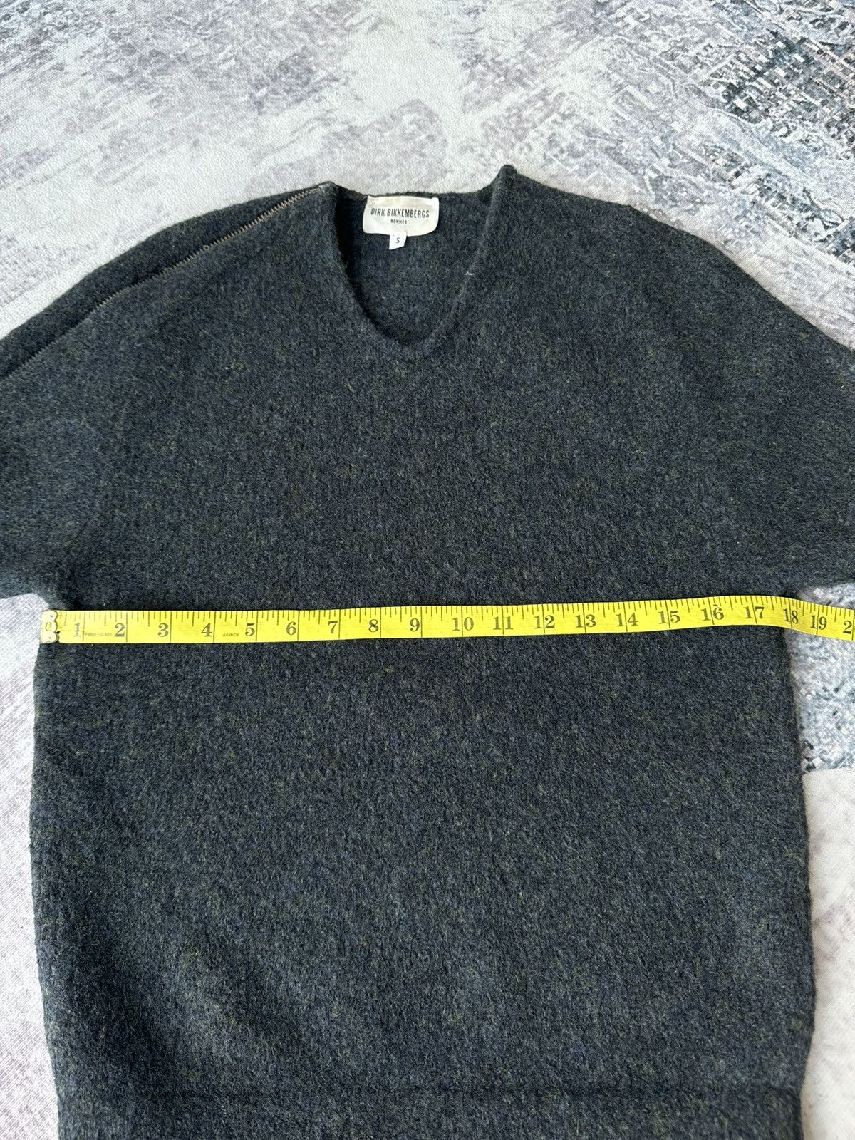 Dirk Bikkembergs Dirk Bikkembergs Hommes Sleeve Zipped Wool Punk Riot Shirt Size US S / EU 44-46 / 1 - 8 Thumbnail