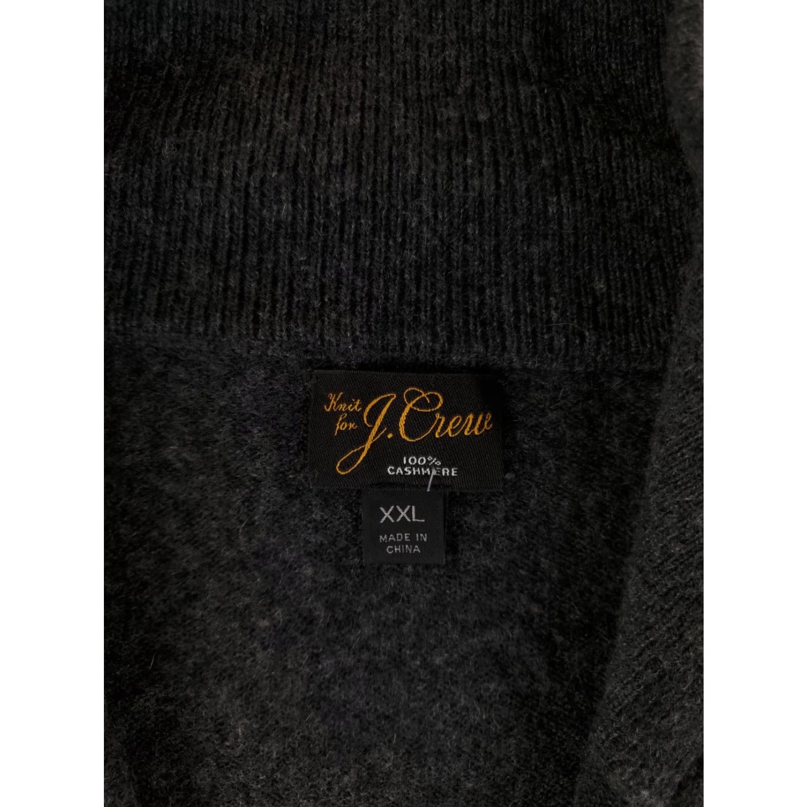J.Crew J. Crew 100% Cashmere 1/4 Zip Sweater Gray Long Sleeve Mens XXL Pullover Casual Moth Damage Spot Pilling Size US XXL / EU 58 / 5 - 2 Thumbnail
