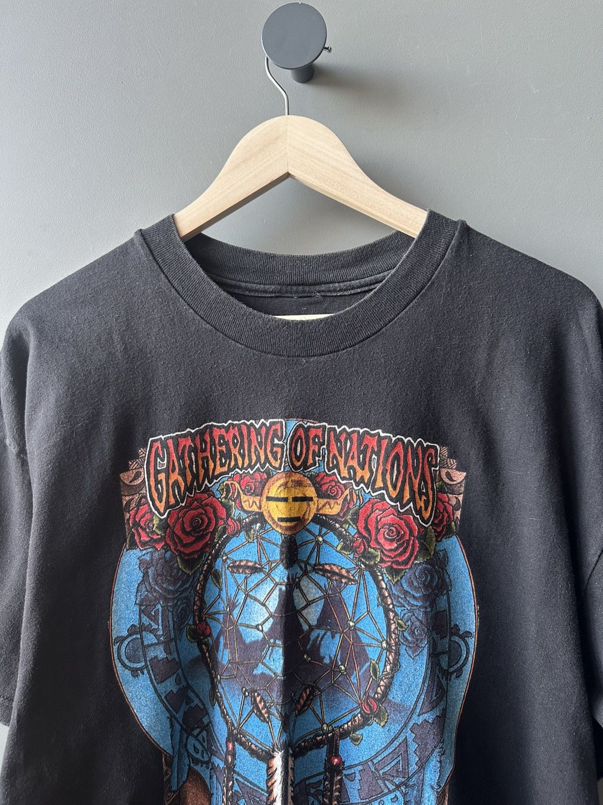 Other Vintage 1998 Gathering of Nations Pow Pow Graphic Tee Size US L / EU 52-54 / 3 - 2 Thumbnail