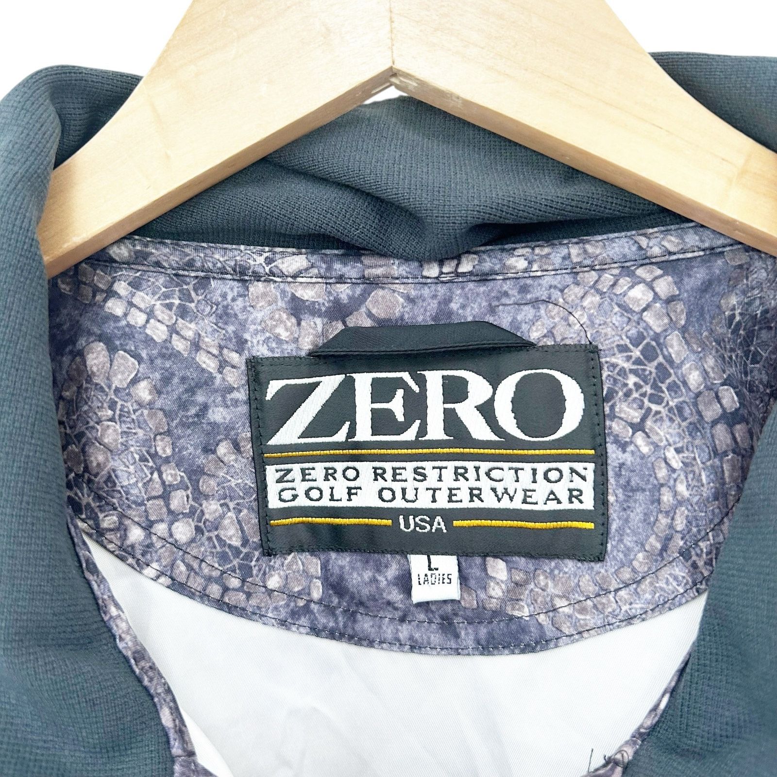Other Zero Restriction Golf Outerwear Gray Printed Pullover Sz L Size L / US 10 / IT 46 - 3 Thumbnail