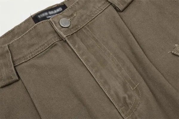 Japanese Brand Misuzu x Miyo Men's washed loose pocket cargo jeans Size US 32 / EU 48 - 5 Thumbnail