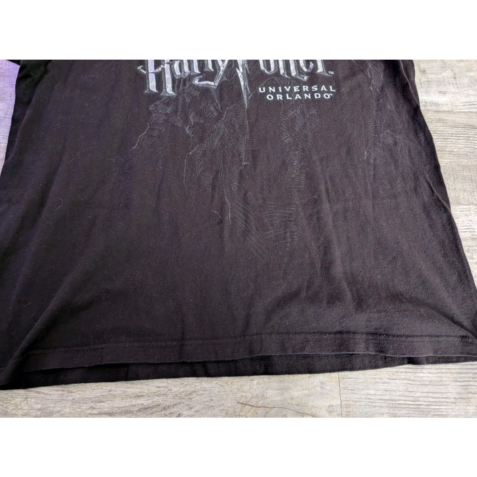 Vintage VINTAGE Universal Studios Harry Potter T-Shirt XL Black Crew Neck Short Sleeve Unisex Adults Graphic Print 2000s The Wizarding World of Harry Potter Size US XL / EU 56 / 4 - 4 Thumbnail