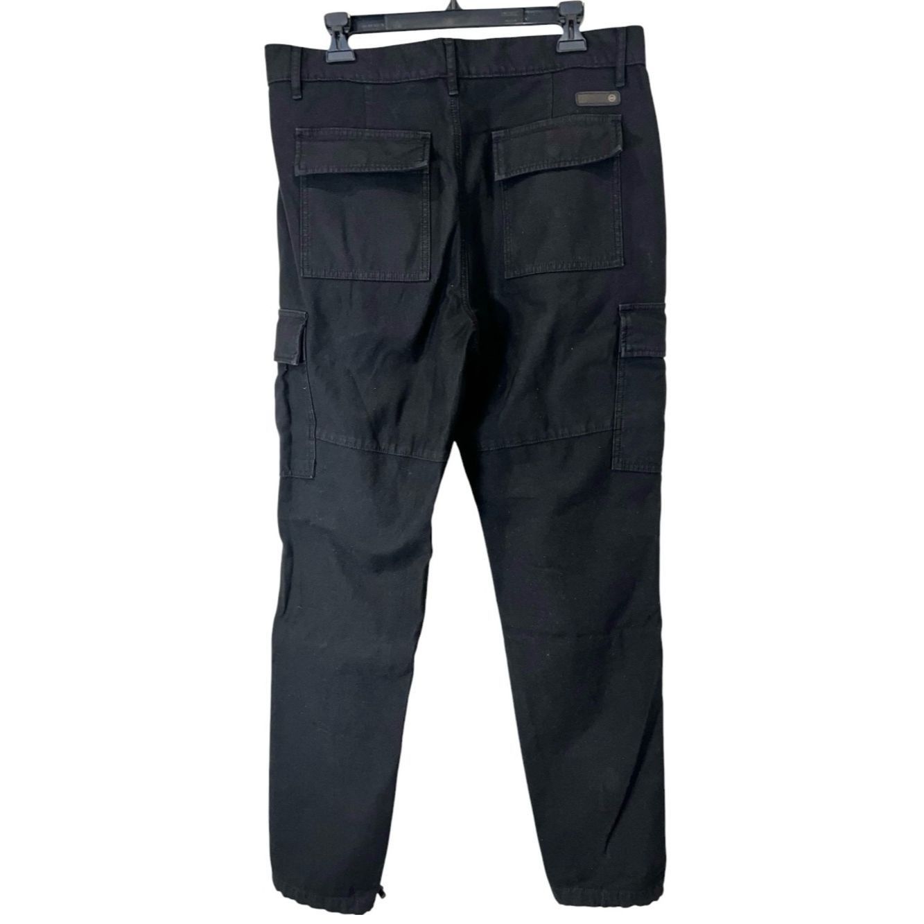 AG Adriano Goldschmied AG Relaxed Tapered Cargo Pants NWT Black 32x31 Sulfur Pure Size US 32 / EU 48 - 4 Thumbnail