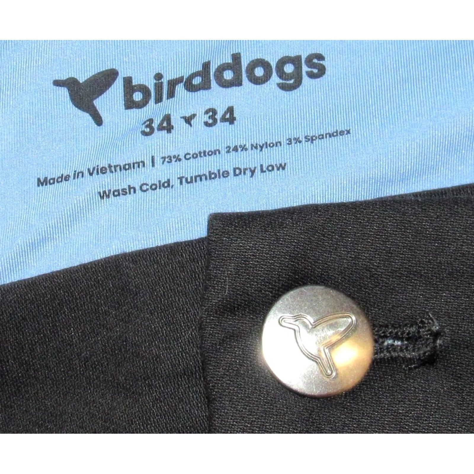 Vintage BIRDDOGS Black Lined Chino Pants Mens 34 x 34 Size US 34 / EU 50 - 6 Thumbnail