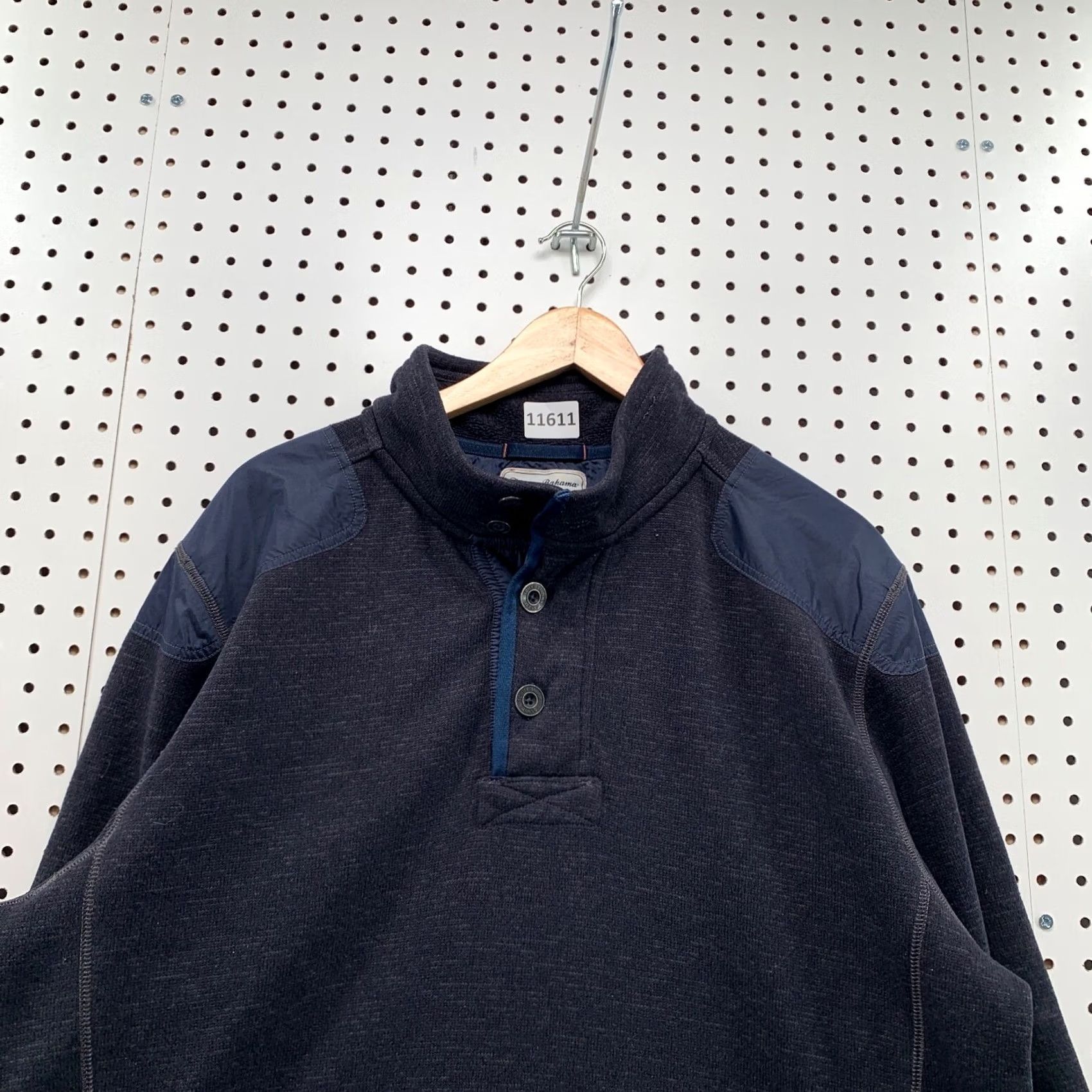 Tommy Bahama Tommy Bahama Sweater XL Gray Fleece 1/4 Button Pullover Mens Casual Size US XL / EU 56 / 4 - 5 Thumbnail