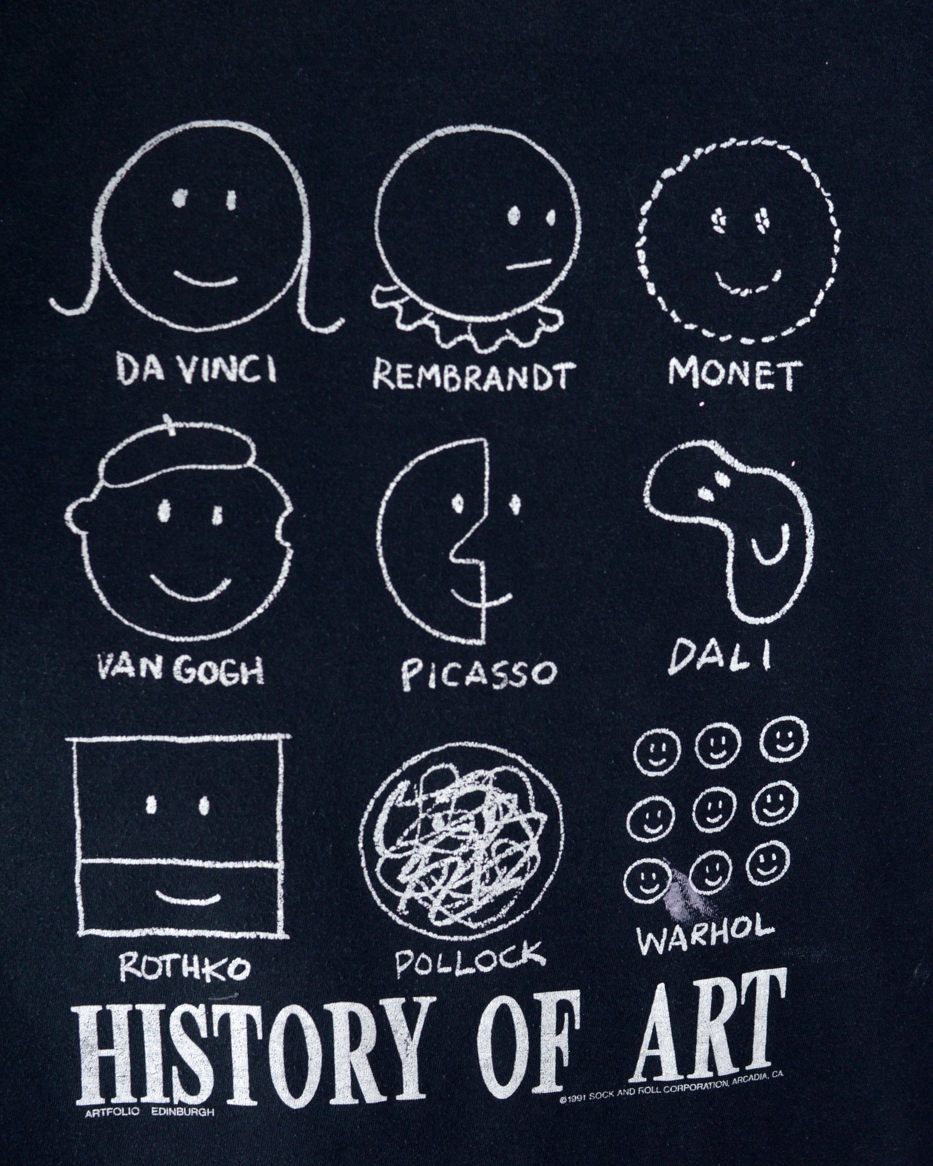 Vintage Vintage History of Art 1991 t shirt Size US XL / EU 56 / 4 - 2 Thumbnail