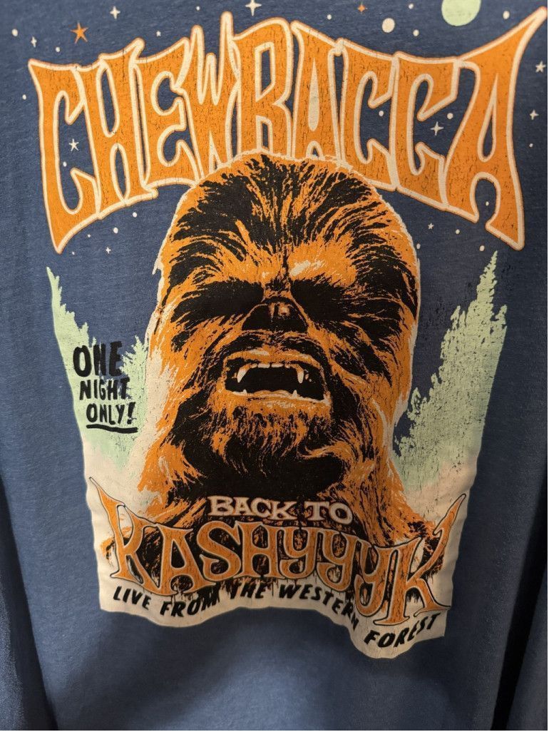 Star Wars Star Wars Chewbacca T-Shirt Men's Size XL (?) Blue Size US XL / EU 56 / 4 - 4 Thumbnail