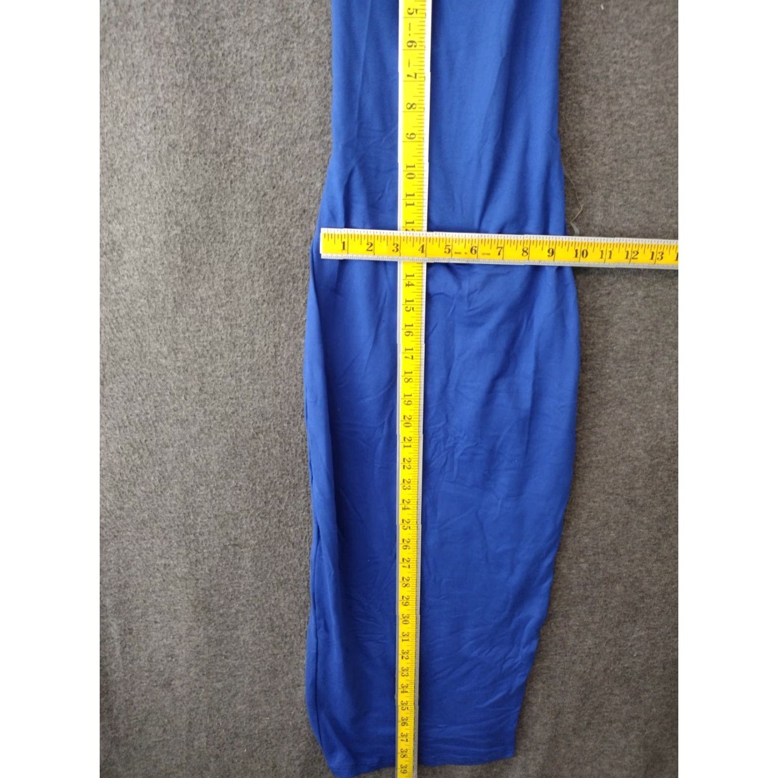 Vintage Codigo Maxi Dress Women's S Blue Maxi Dress Sleeveless Open Back Sexy Spaghetti Strap Size S / US 4 / IT 40 - 4 Thumbnail