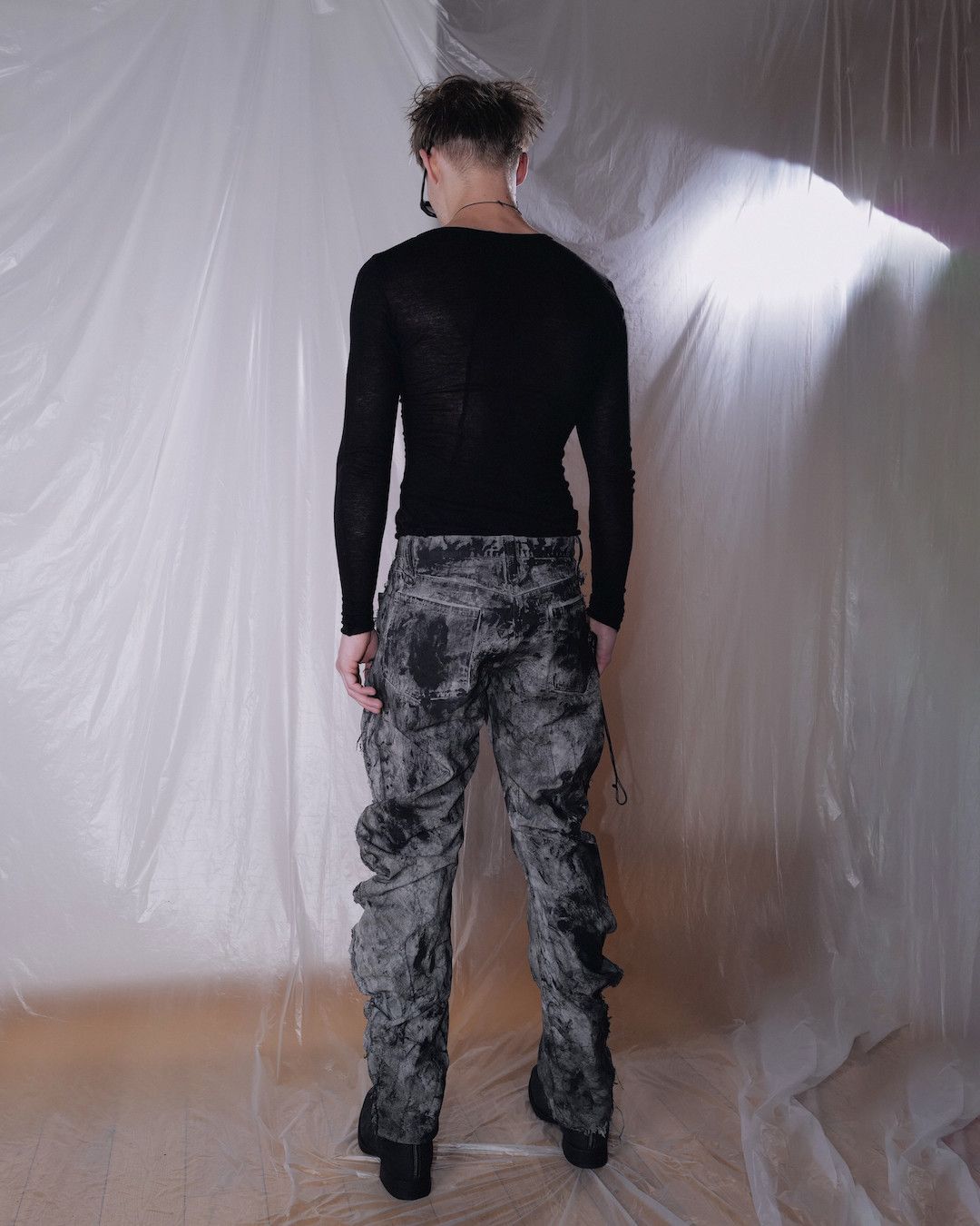Other J CUT RUBBERED DENIM PANTS Size US 30 / EU 46 - 6 Thumbnail