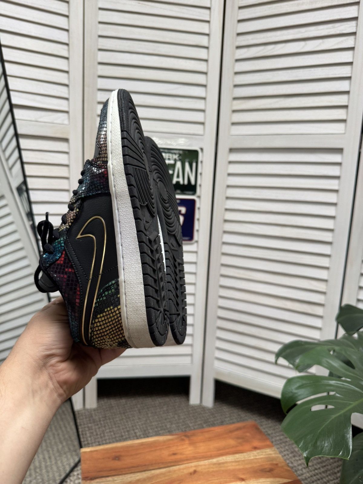 Nike Air Jordan 1 Low Multi Snakeskin Size US 8 / EU 41 - 10 Thumbnail