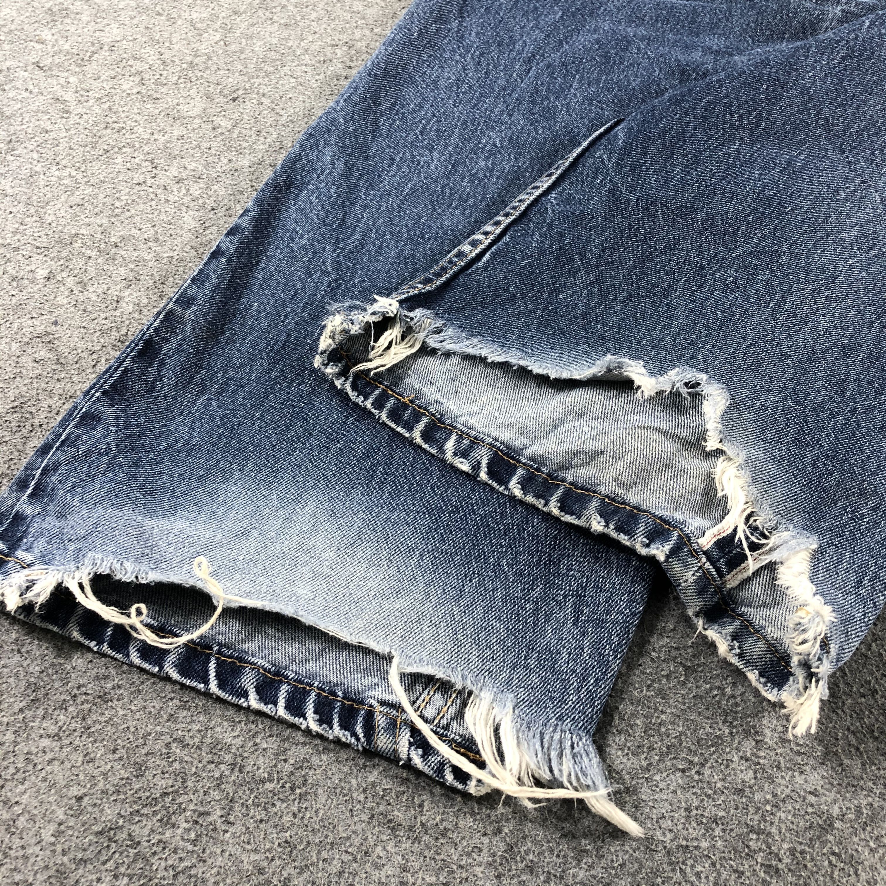 Levi's 90s Vintage Blue Wash Levis RedTab Jeans-J2348 Size US 35 - 6 Thumbnail