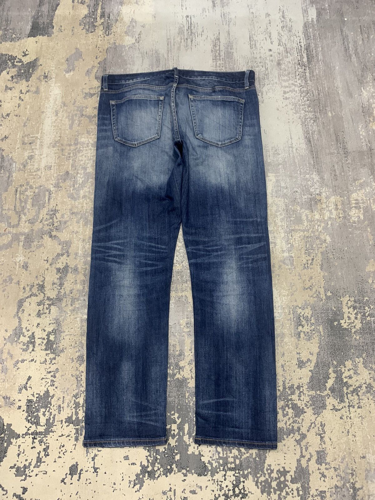 Japanese Brand Vintage Uniqlo Distressed Denim 36x29 Size US 36 / EU 52 - 8 Thumbnail