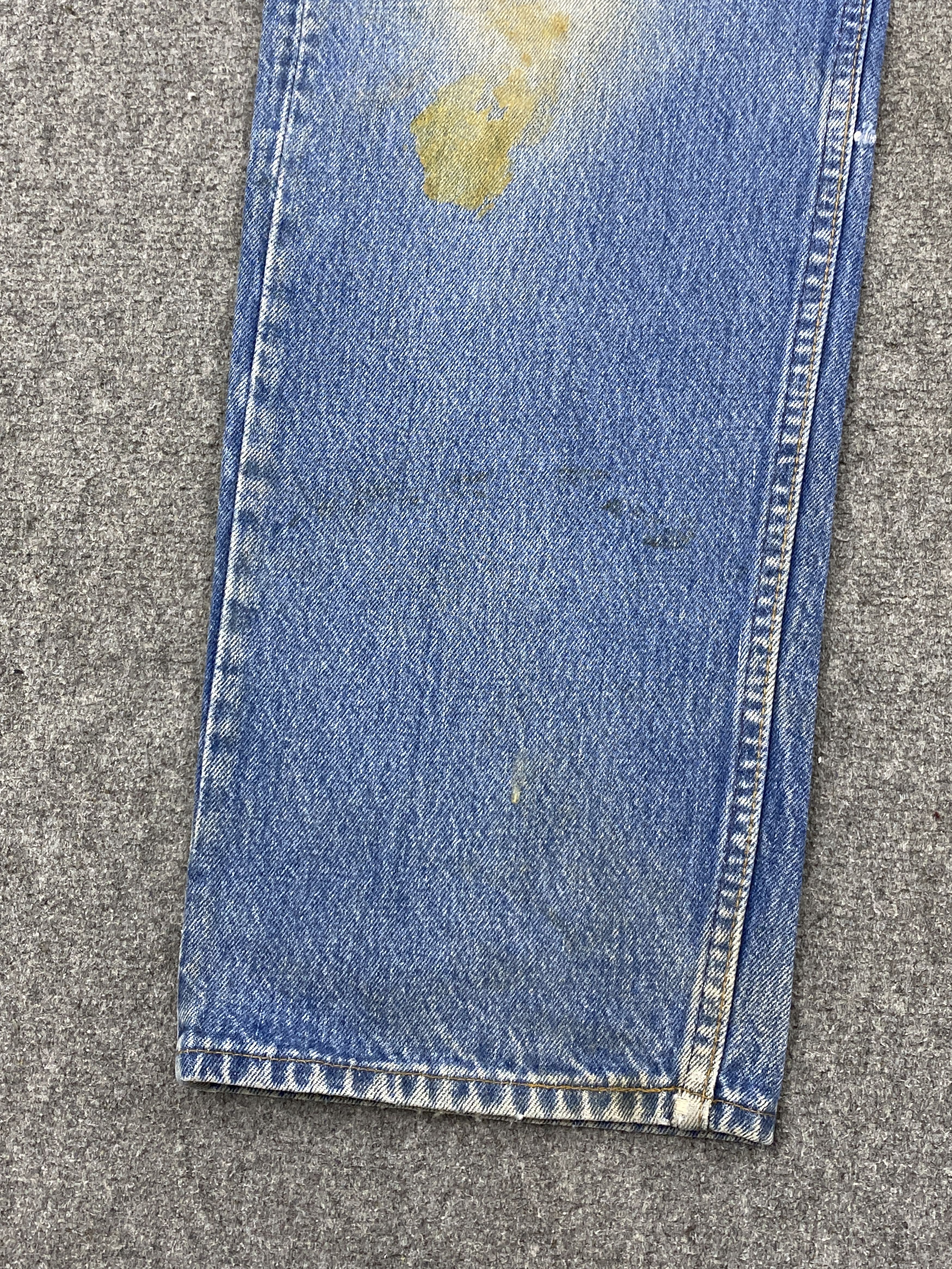 Levi's × Vintage Vintage 90s Levi's 501 Rusty Denim Size US 34 / EU 50 - 12 Thumbnail