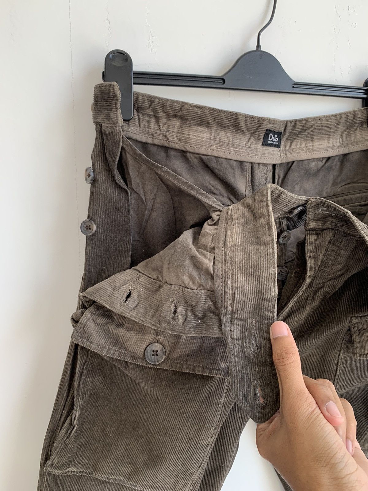 Dolce & Gabbana Archive Dolce & Gabbana Big Front Pocket Military Cargo Pant Size US 31 - 13 Thumbnail