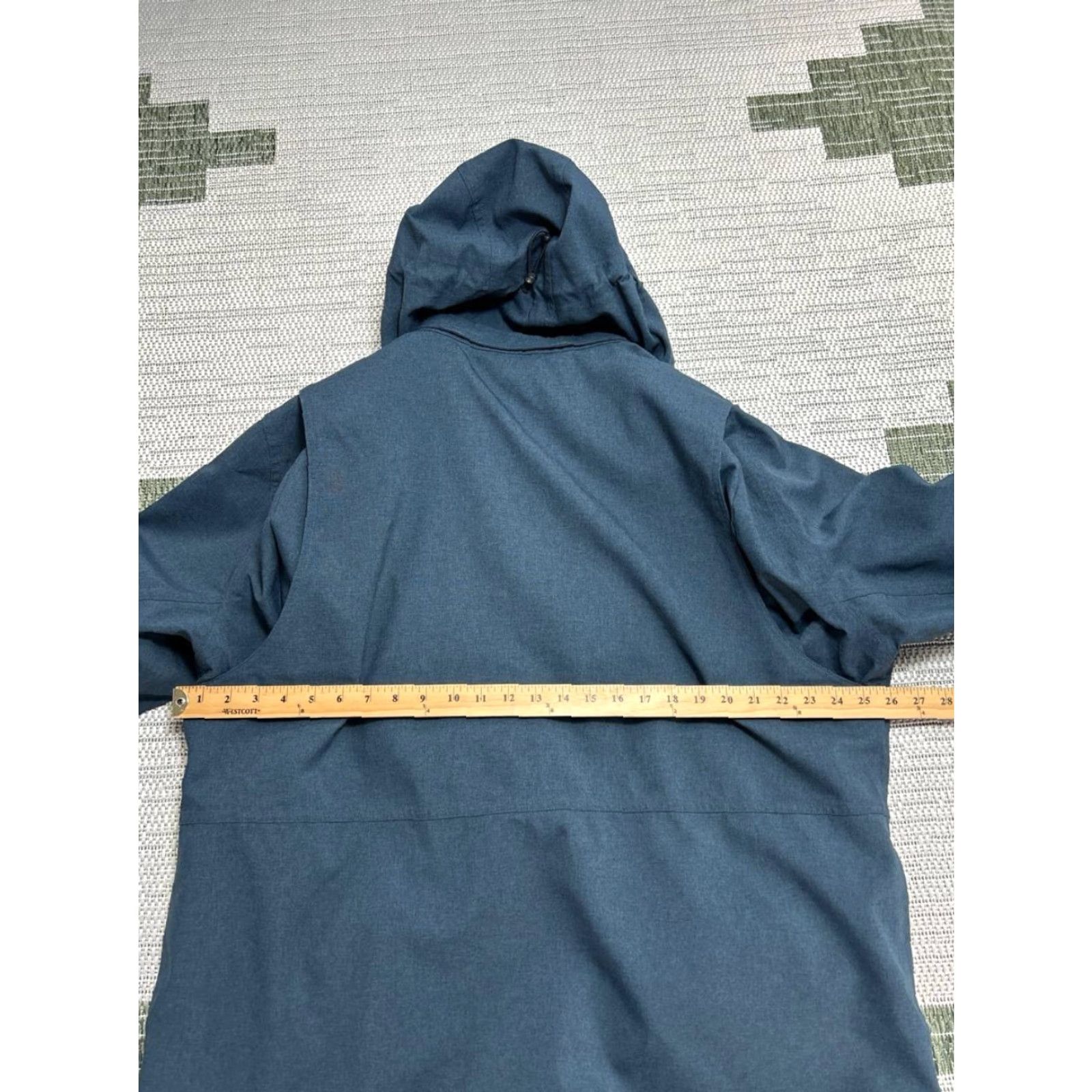 Vintage LL Bean 3 In 1 Parka Shell Jacket Mens Blue Nylon Adjustable Hooded Cuffs 1.5 Sleeve? Size US L / EU 52-54 / 3 - 7 Thumbnail